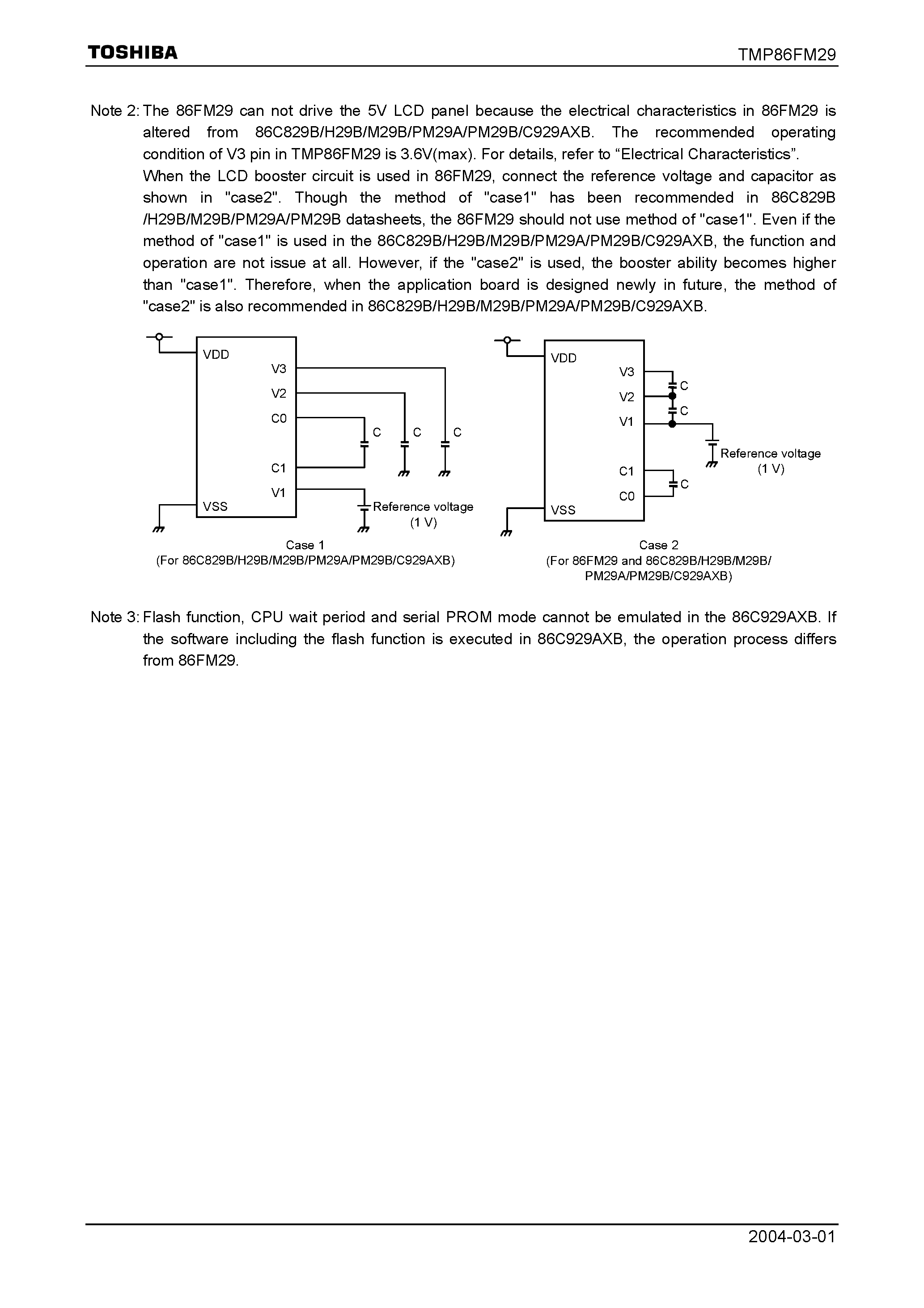 Даташит TMP86CM29 - CMOS 8-Bit Microcontroller страница 2