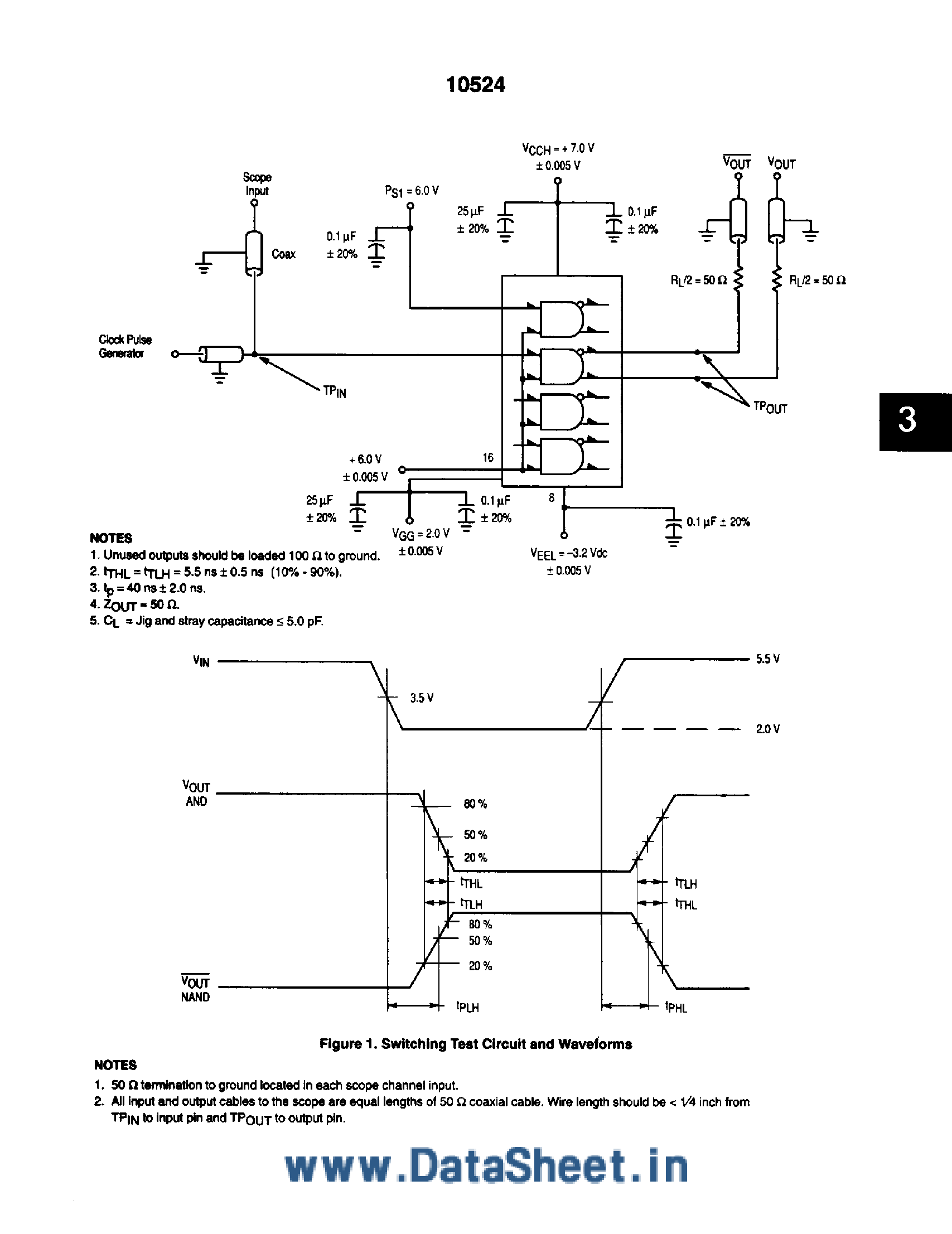 Даташит на микросхему MC10524 страница 2 Даташит MC10524 - Quad TTL-to-MECL Transistor страница 2
