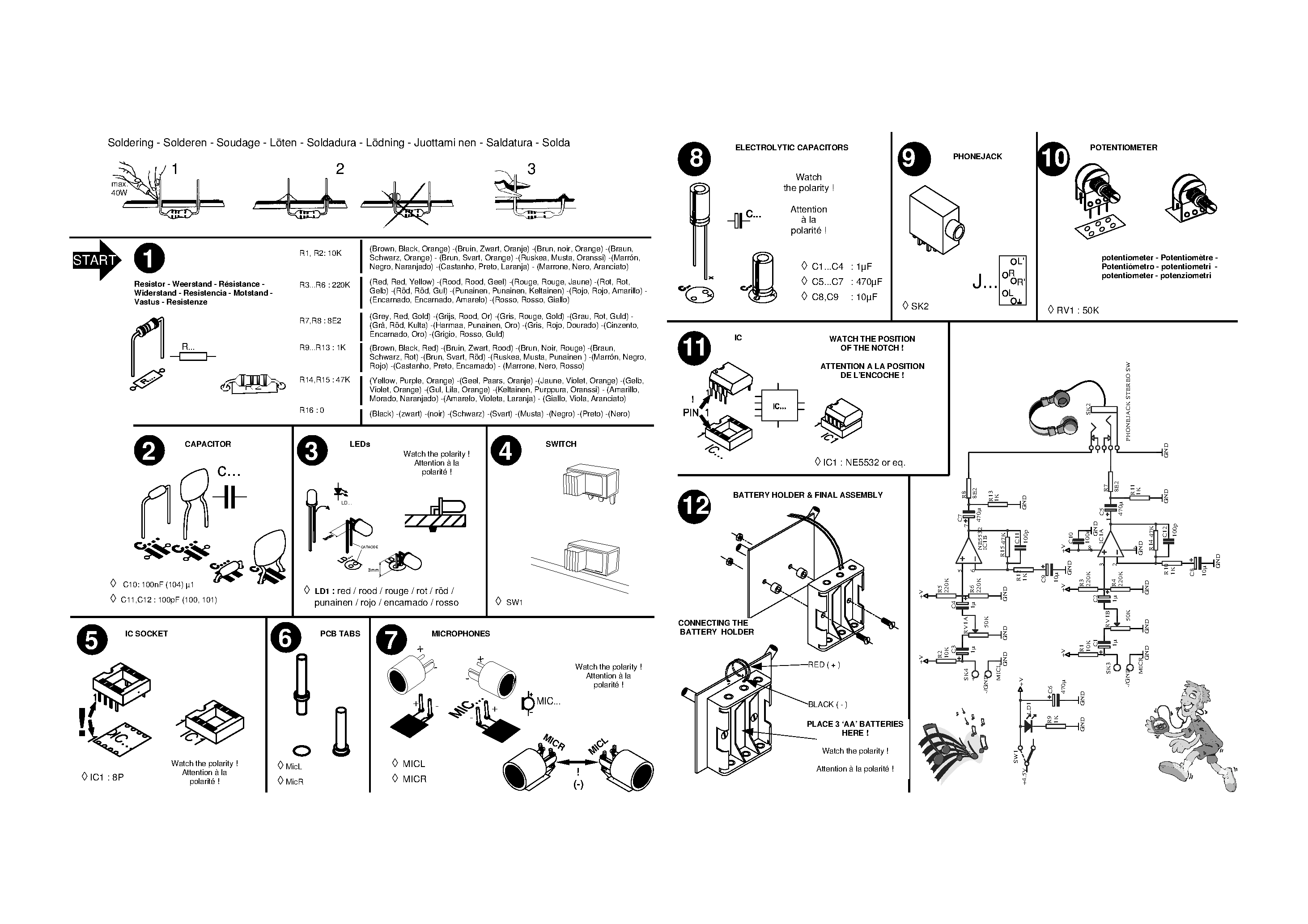 Даташит MK136 - Super Stereo Ear страница 1