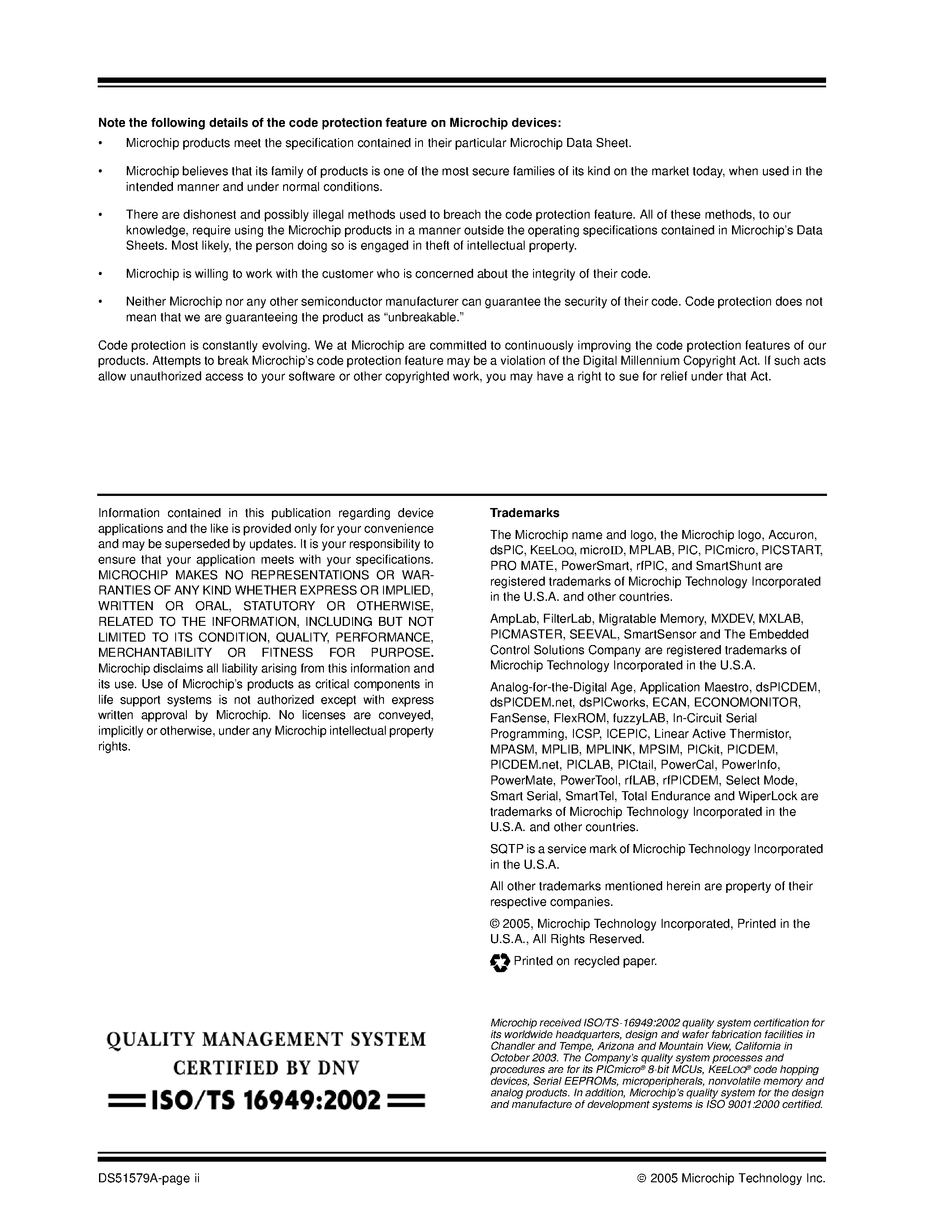 Datasheet MCP3551 - 22-Bit Delta-Sigma ADC PICtail Demo Board User Guide page 2