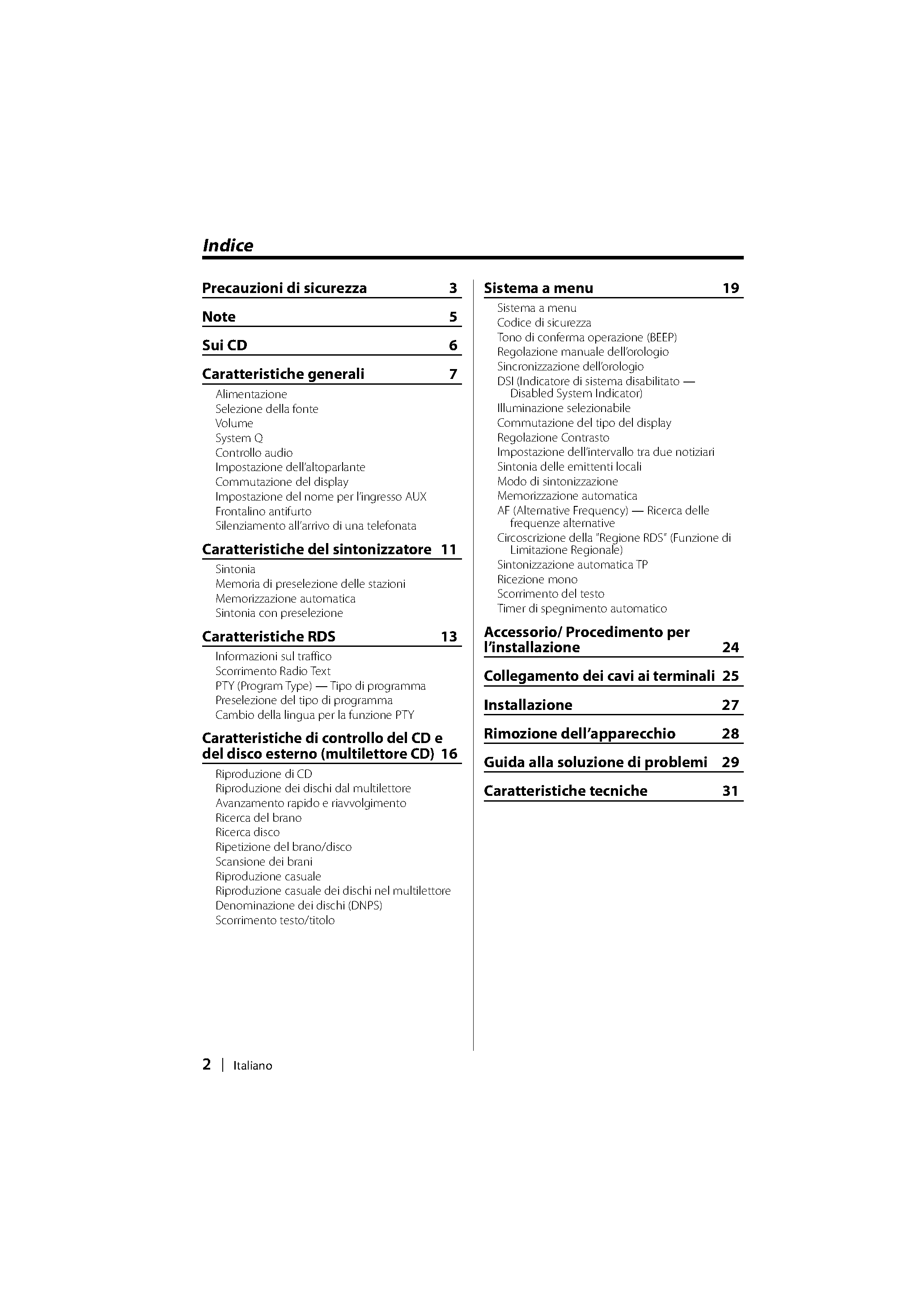 Даташит KDC-5027 - (KDC-5027 / KDC-508) Stereo CD Player страница 2