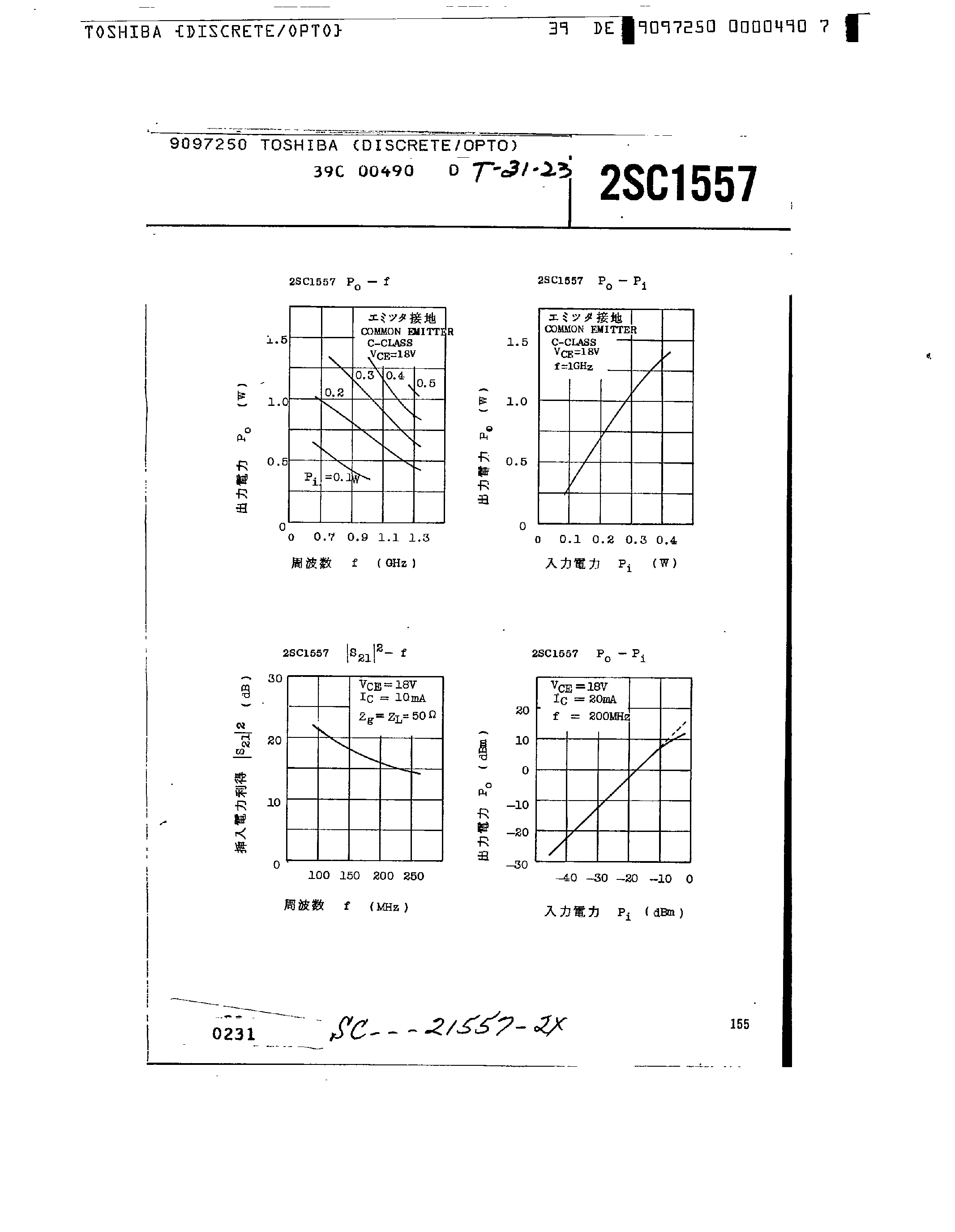 Datasheet 2SC1557 - Transistor page 2