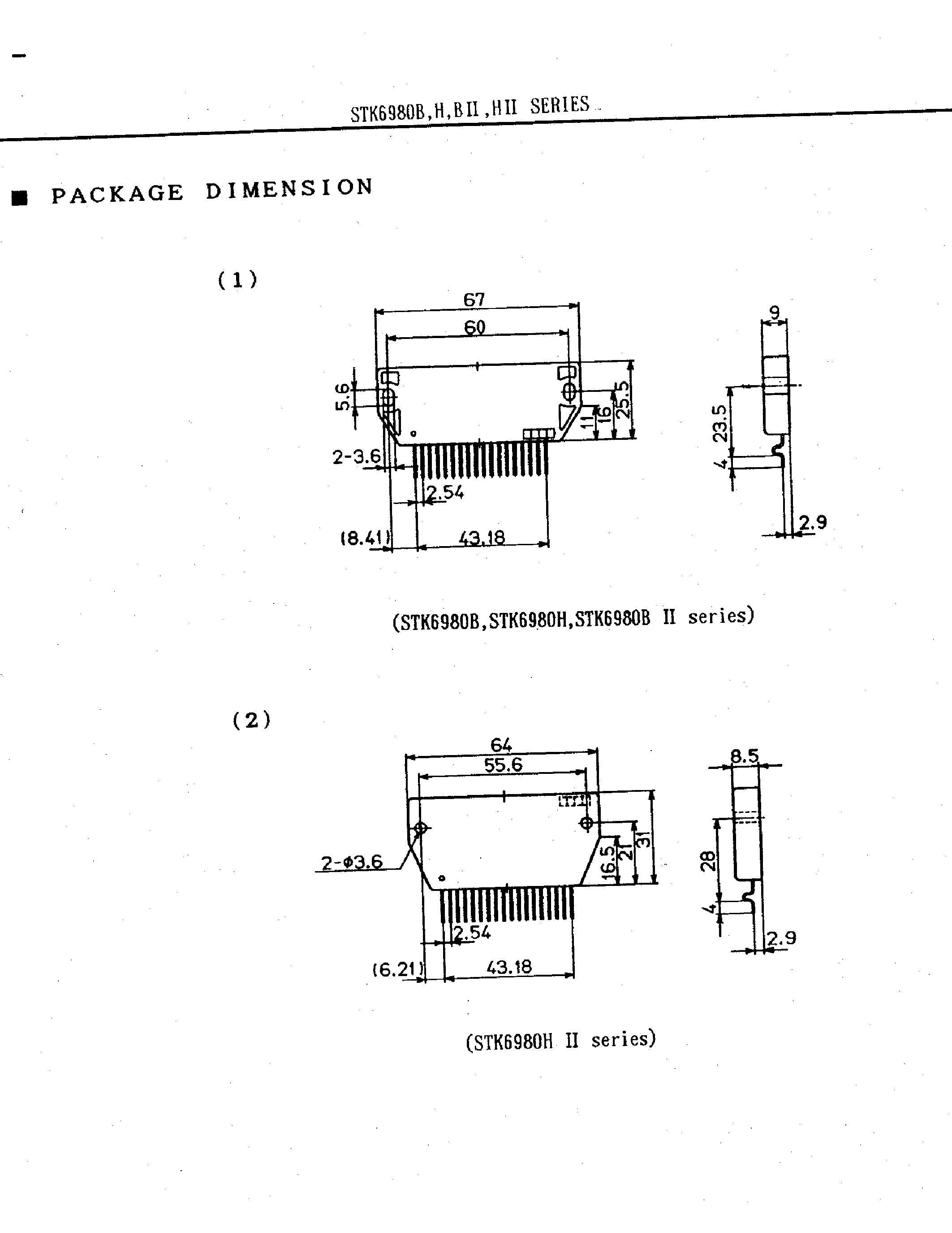 Datasheet STK6980 page 2 Datasheet STK6980 - (STK698x) 4-PHASE STEPPING MOTOR DRIVE page 2