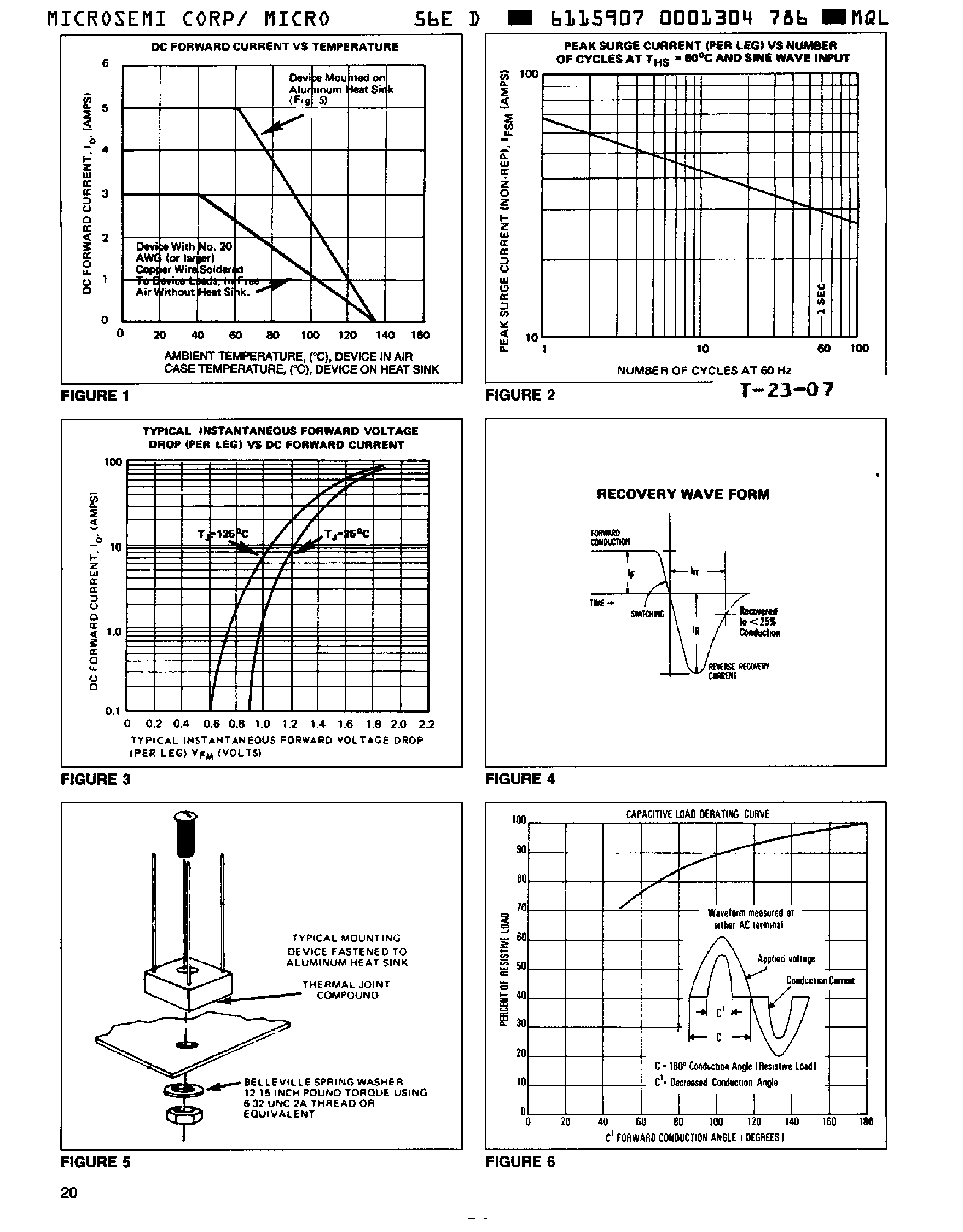 Datasheet VH048X page 2 Datasheet VH048X - 5 Amp Fast Recovery Time Epoxy Bridge Rectifiers page 2