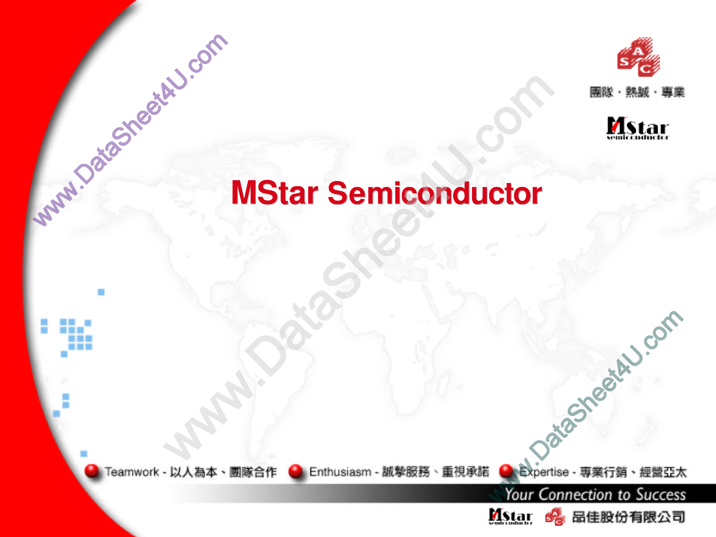 Datasheet MST9111 page 1 Datasheet MST9111 - (MST9xxx) LCD page 1
