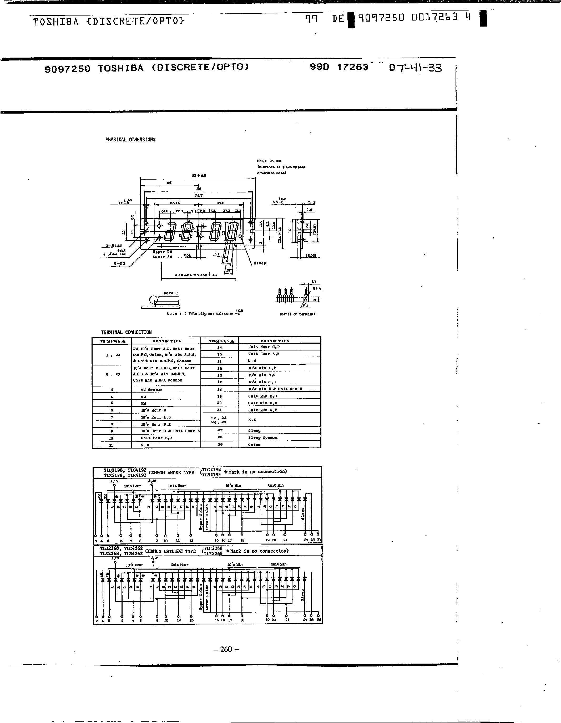 Datasheet TLG2198 - (TLG2xxx / TLG4xxx) Green Color 4-Digital LED Display page 2