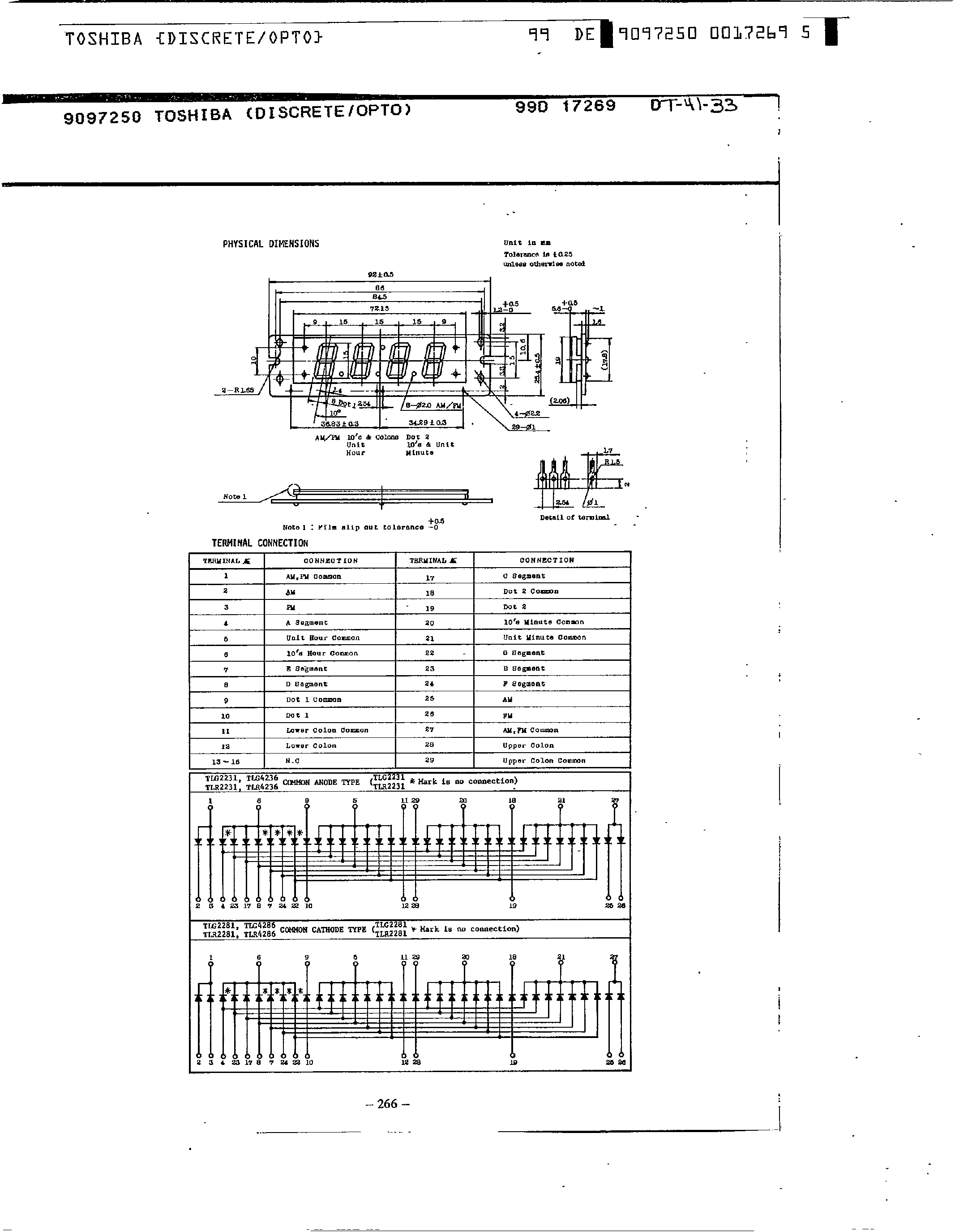 Datasheet TLG2231 - (TLG2xxx / TLG4xxx) Green Color 4-Digital LED Display page 2