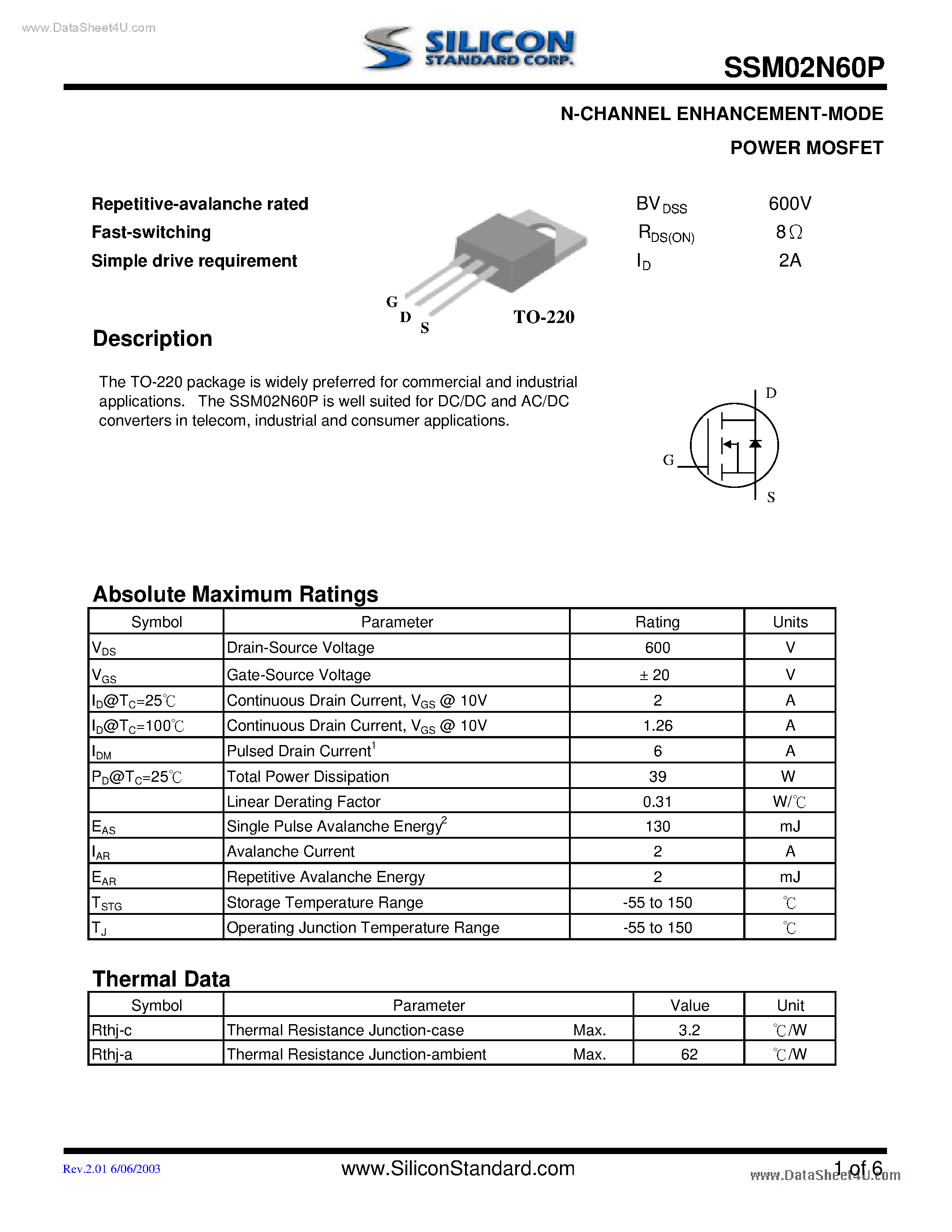 Даташит на микросхему 02N60P страница 1 Даташит 02N60P - Search -----> SSM02N60P страница 1