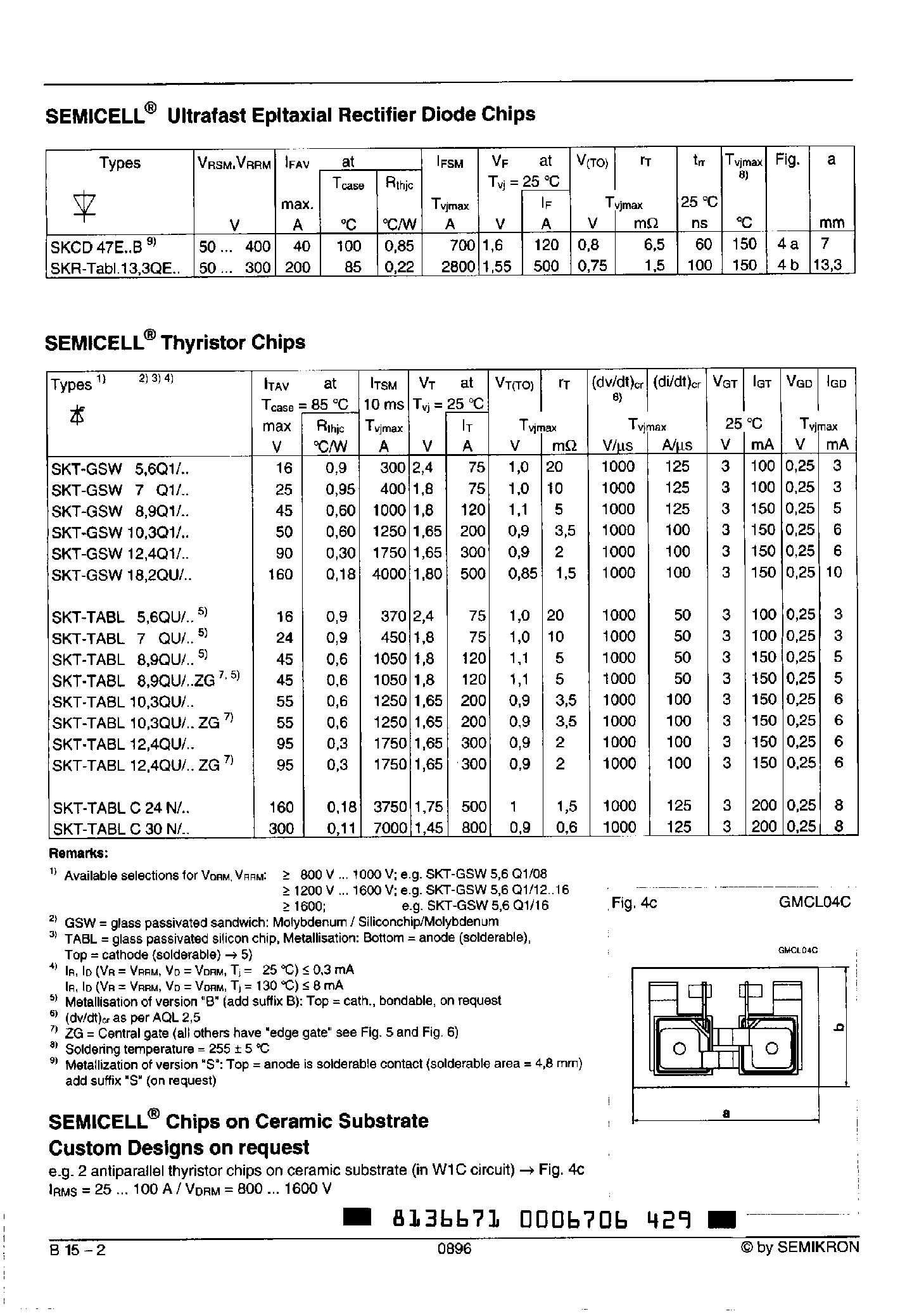 Datasheet SKR-GSW18 page 2 Datasheet SKR-GSW18 - (SKR-xxxx) Rectifier Diode page 2