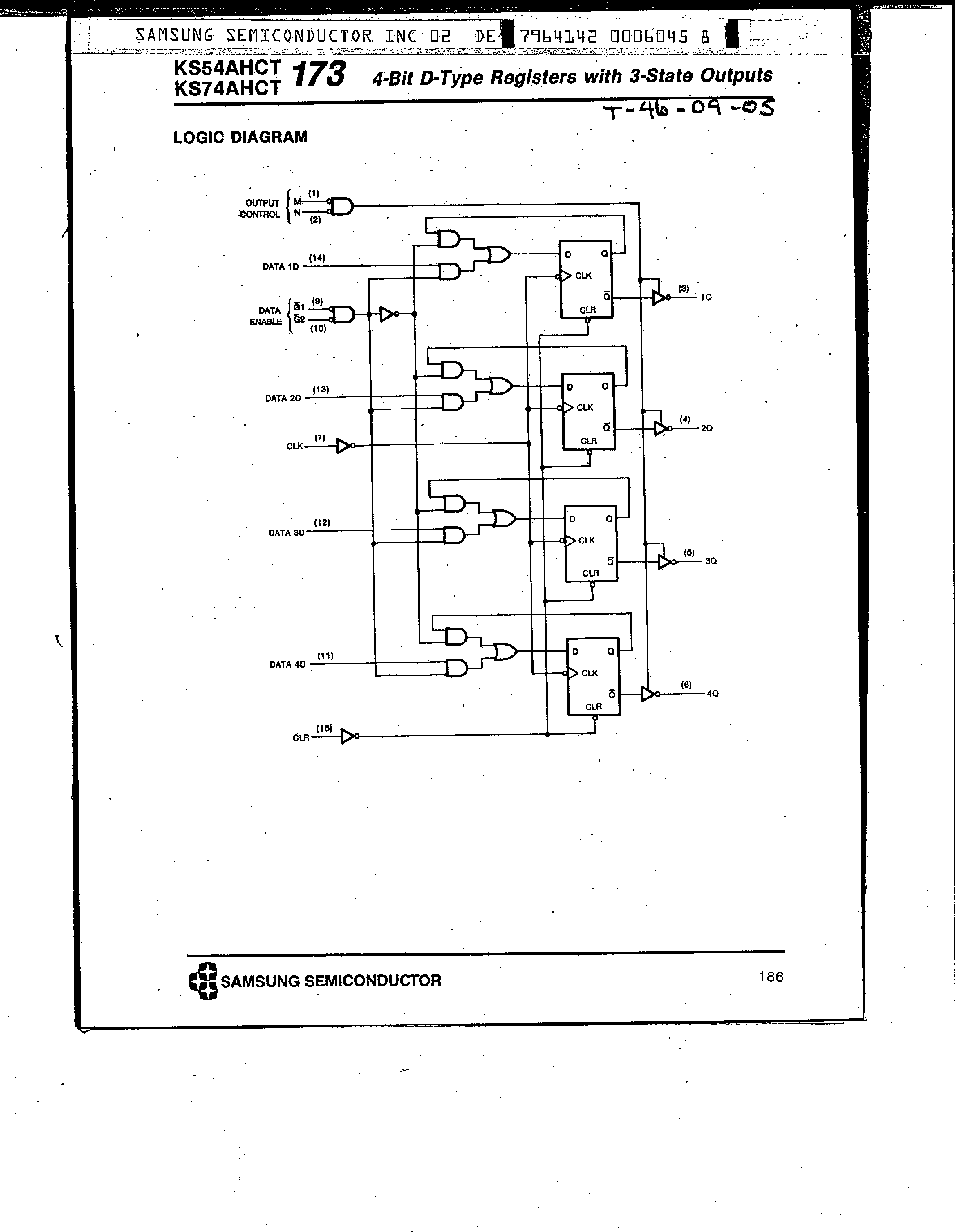 Datasheet KS74AHCT173 page 2 Datasheet KS74AHCT173 - 4-Bit D-Type Registers page 2
