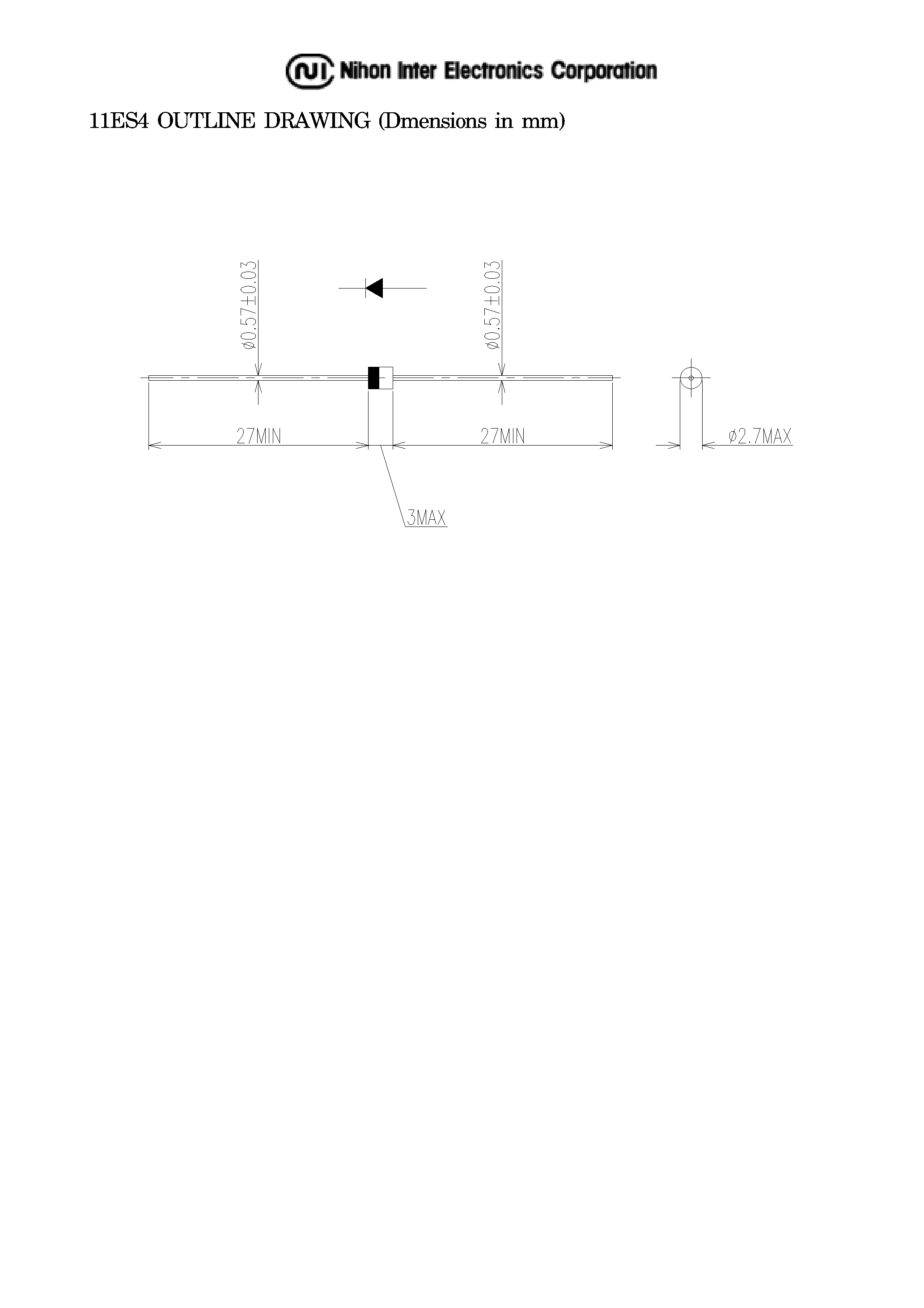 Datasheet 11ES4 page 2 Datasheet 11ES4 - Low Forward Voltage Drop Diode page 2