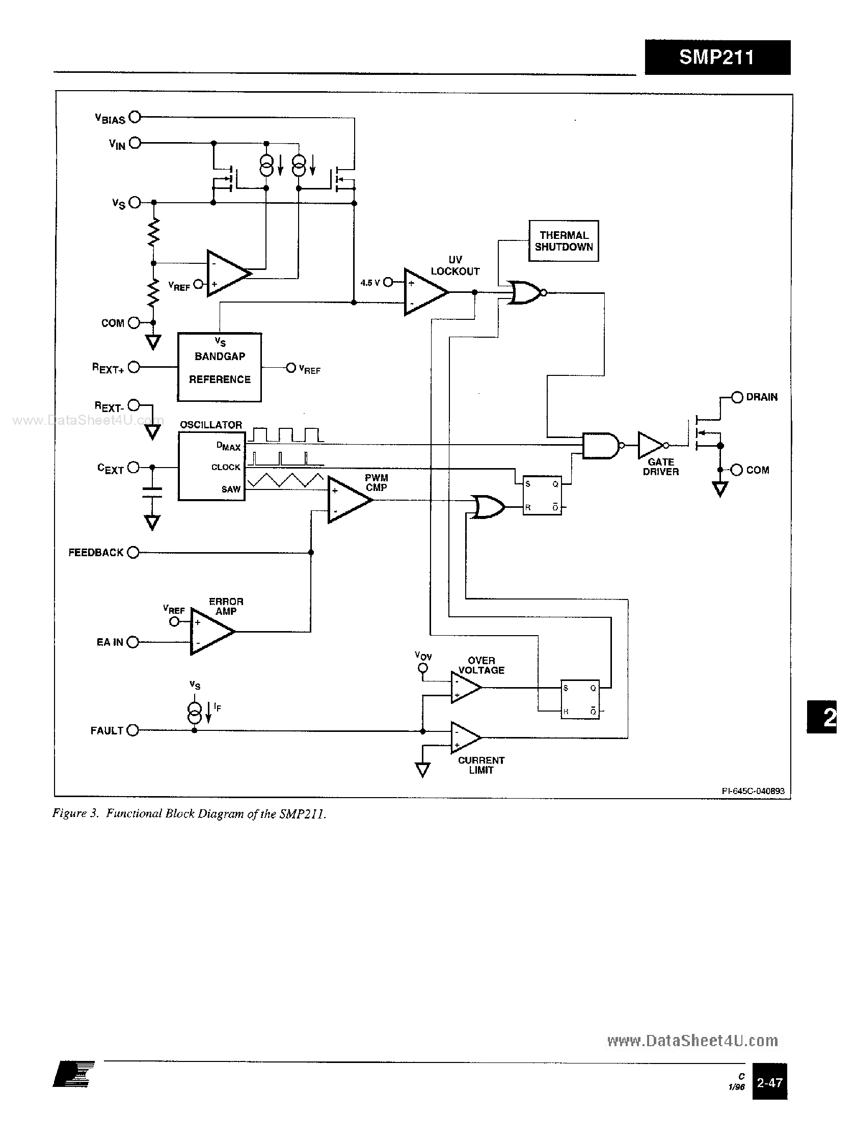 Datasheet SMP211 - PWM Power Supply IC page 2