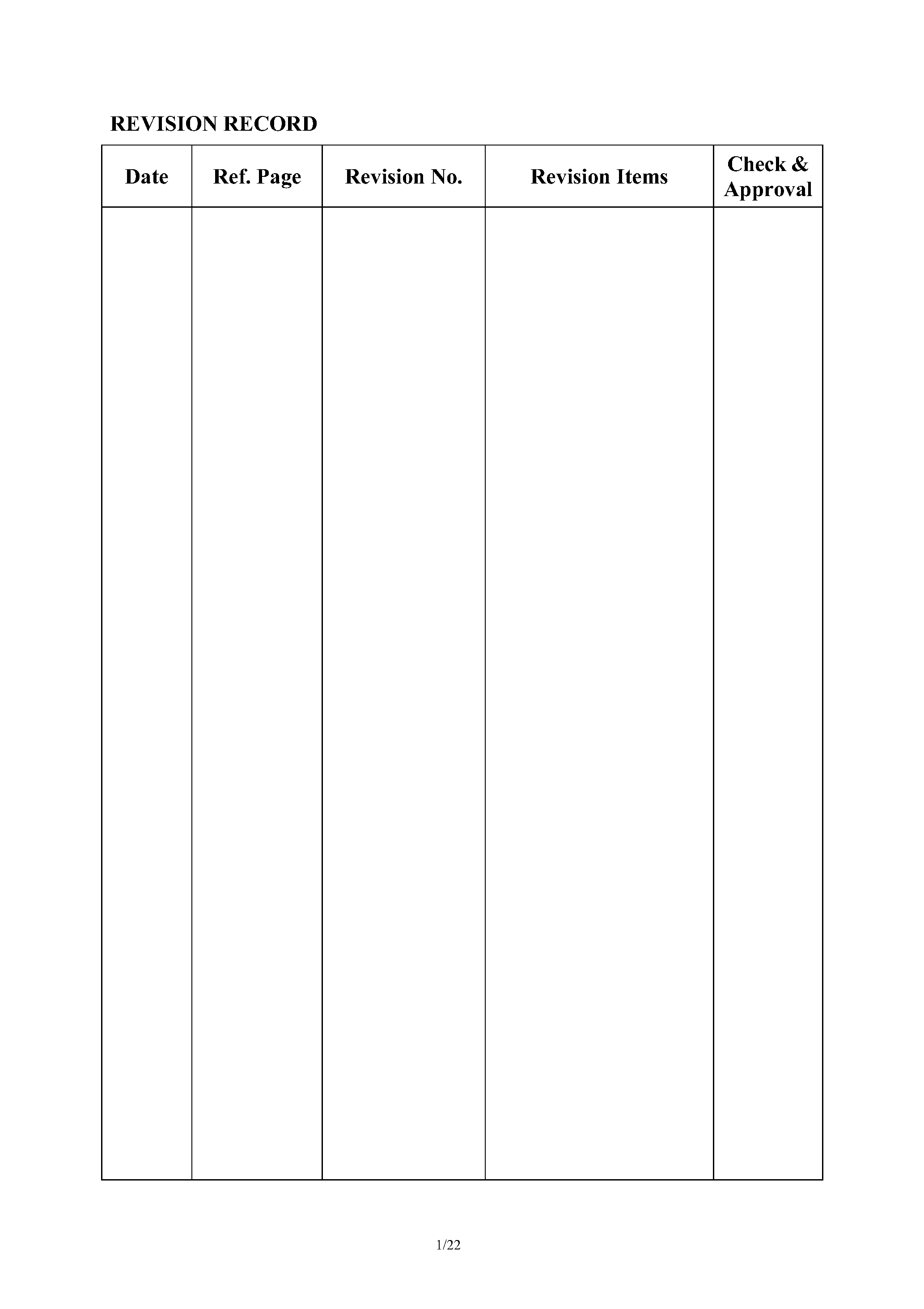 Datasheet TM48064ACA-1 spec page 2 Datasheet TM48064ACA-1 spec - LCD_Module page 2