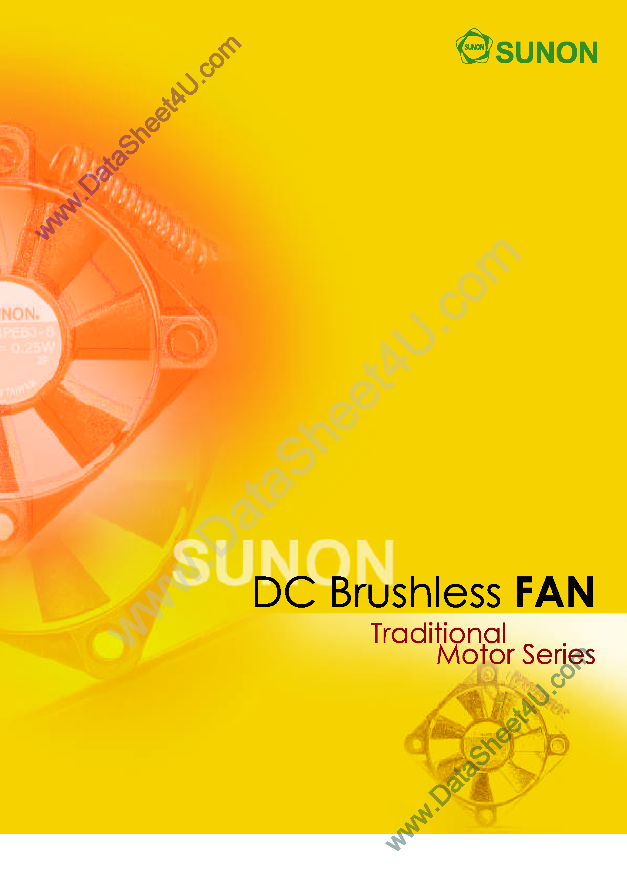 Datasheet KD2404 page 1 Datasheet KD2404 - (KDxxxx) DC Brushless FAN page 1