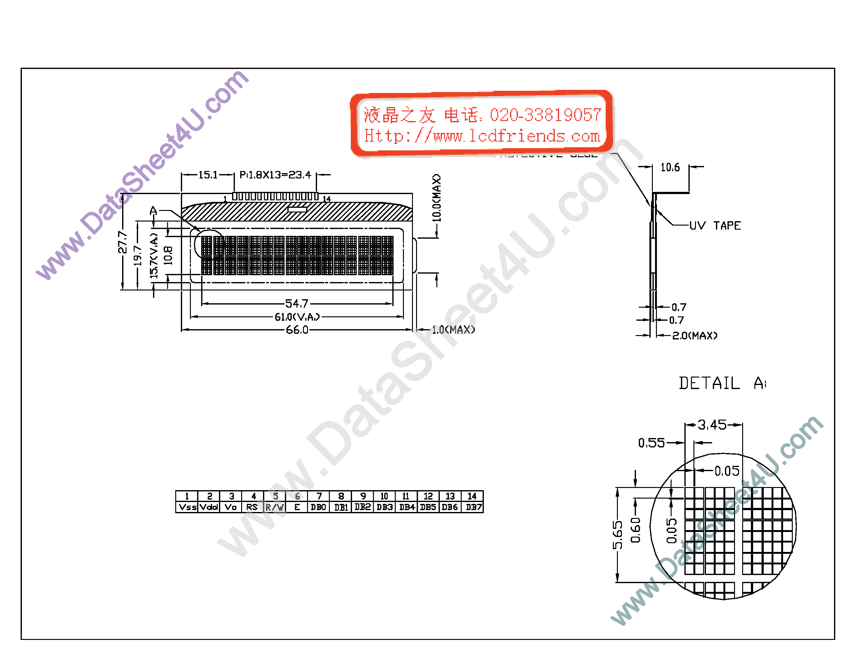Даташит tm162j-g - LCD_Module страница 1