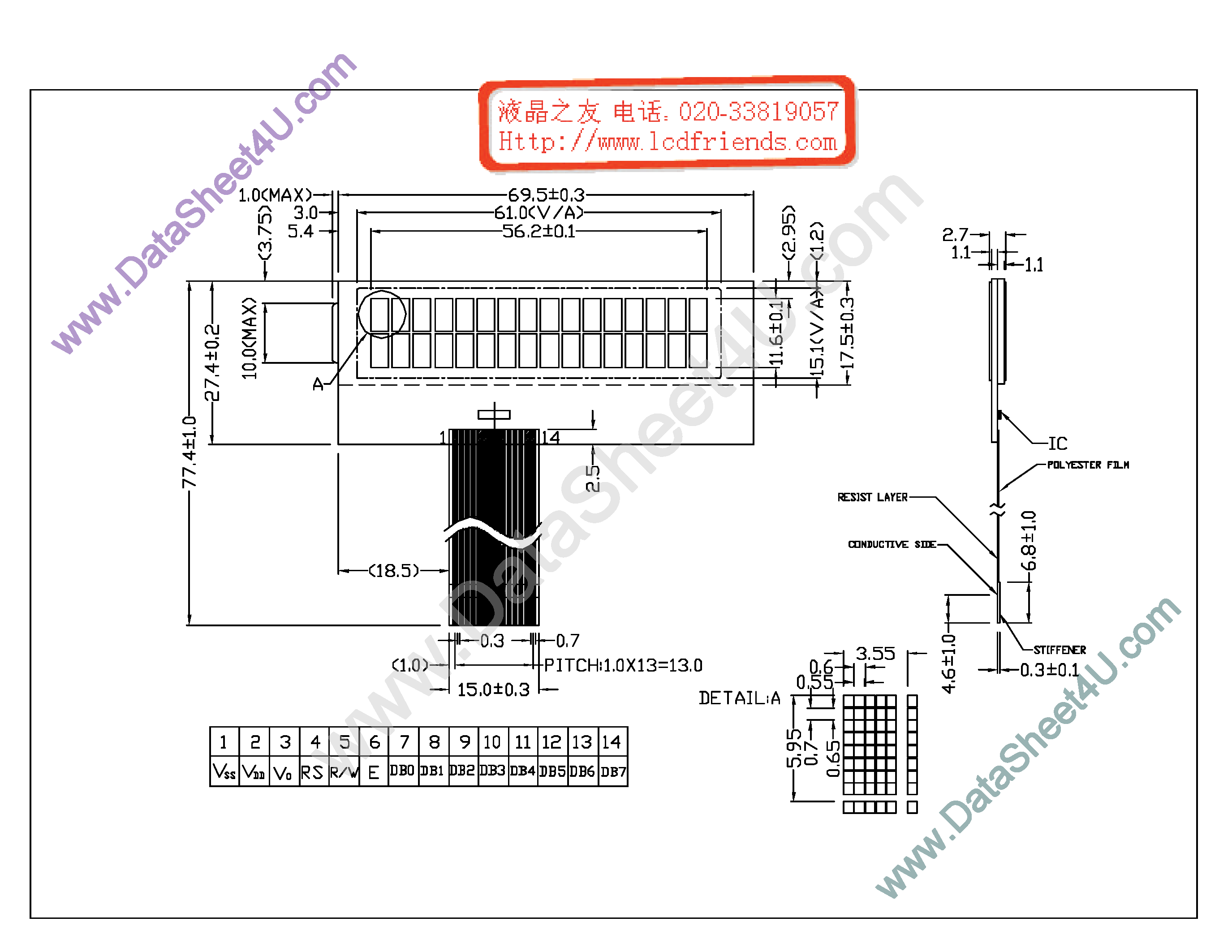 Даташит на микросхему tm162a-g страница 1 Даташит tm162a-g - LCD_Module страница 1