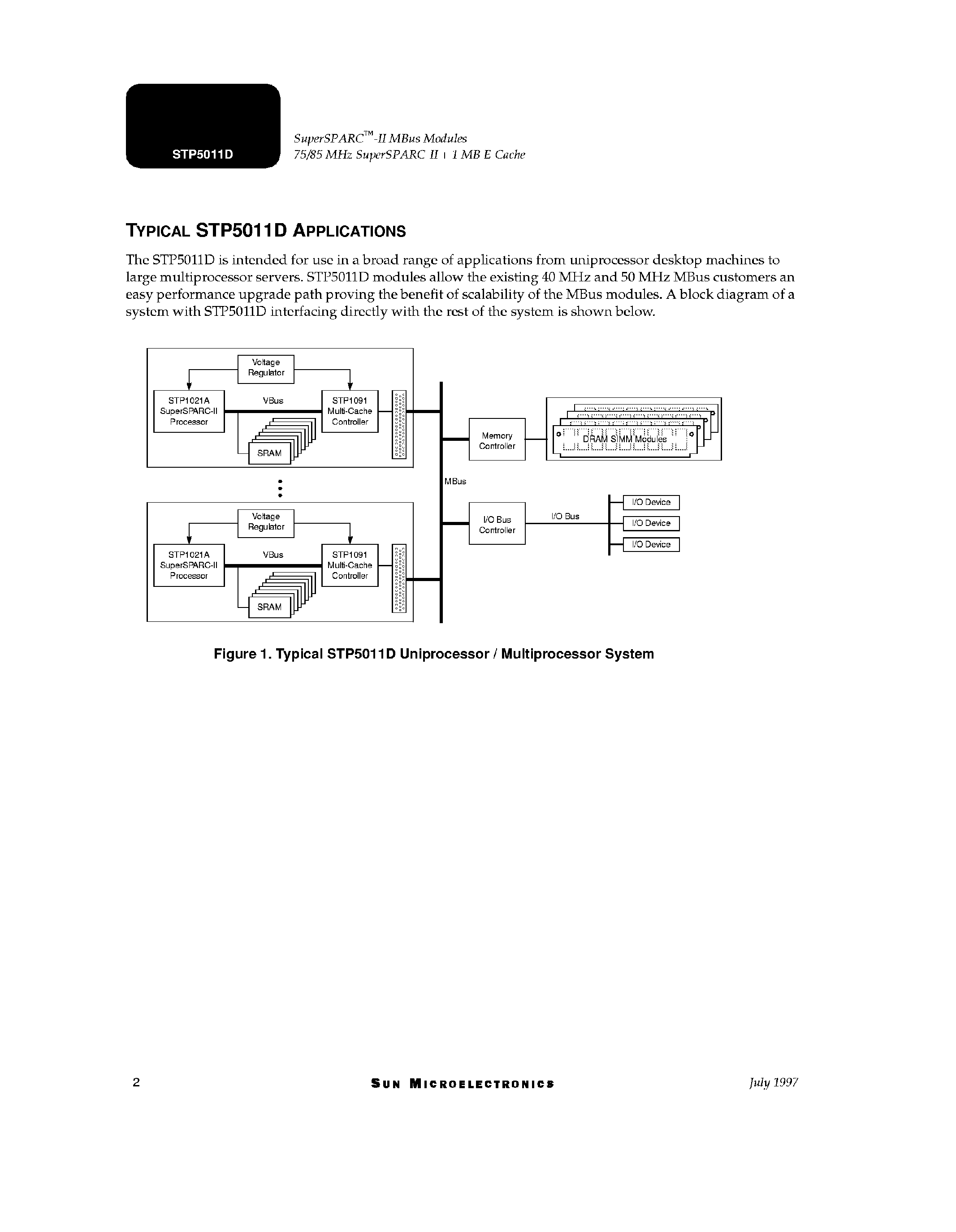 Datasheet STP5011D page 2 Datasheet STP5011D - MBus Modules page 2