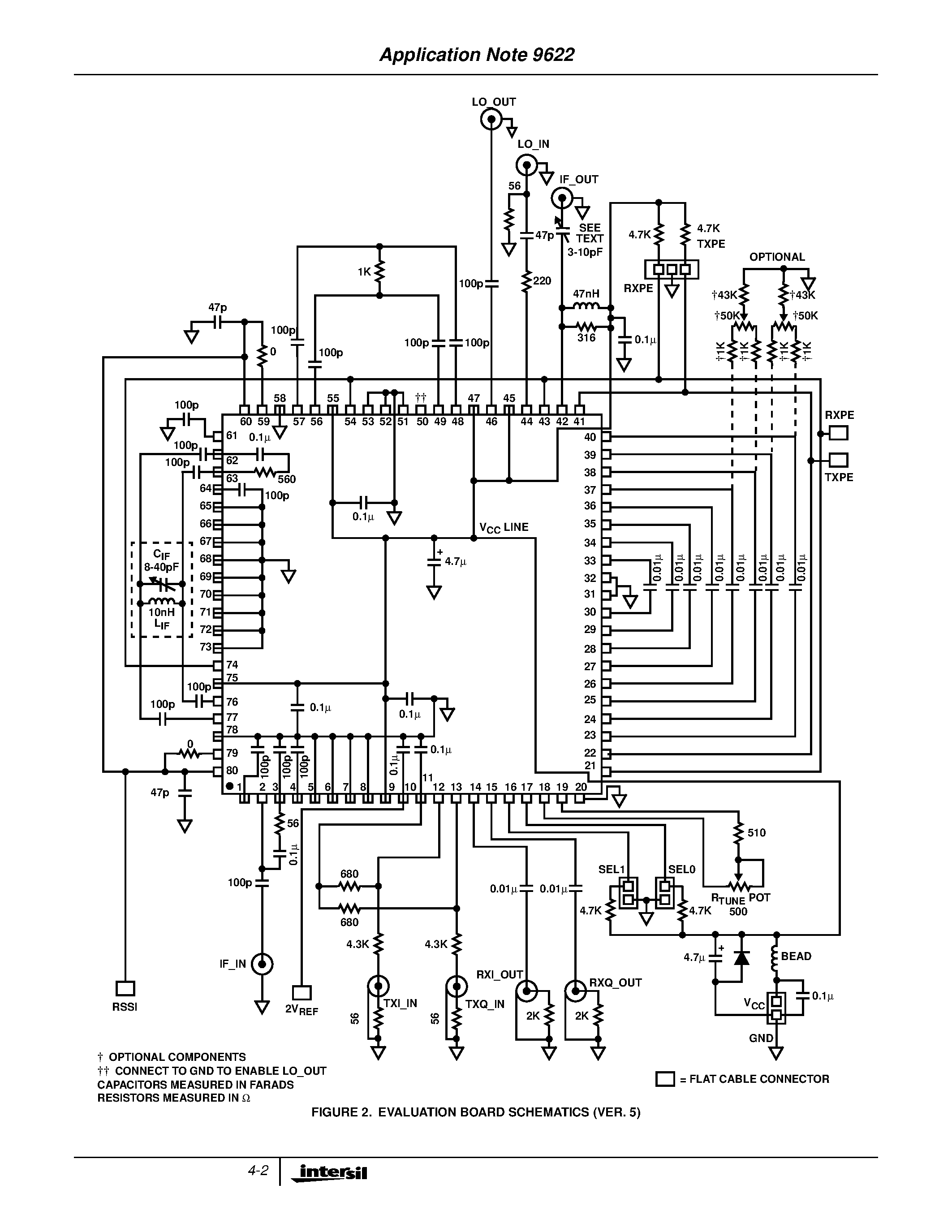 Datasheet AN9622.2 - Using HFA3724EVAL Evaluation Board page 2