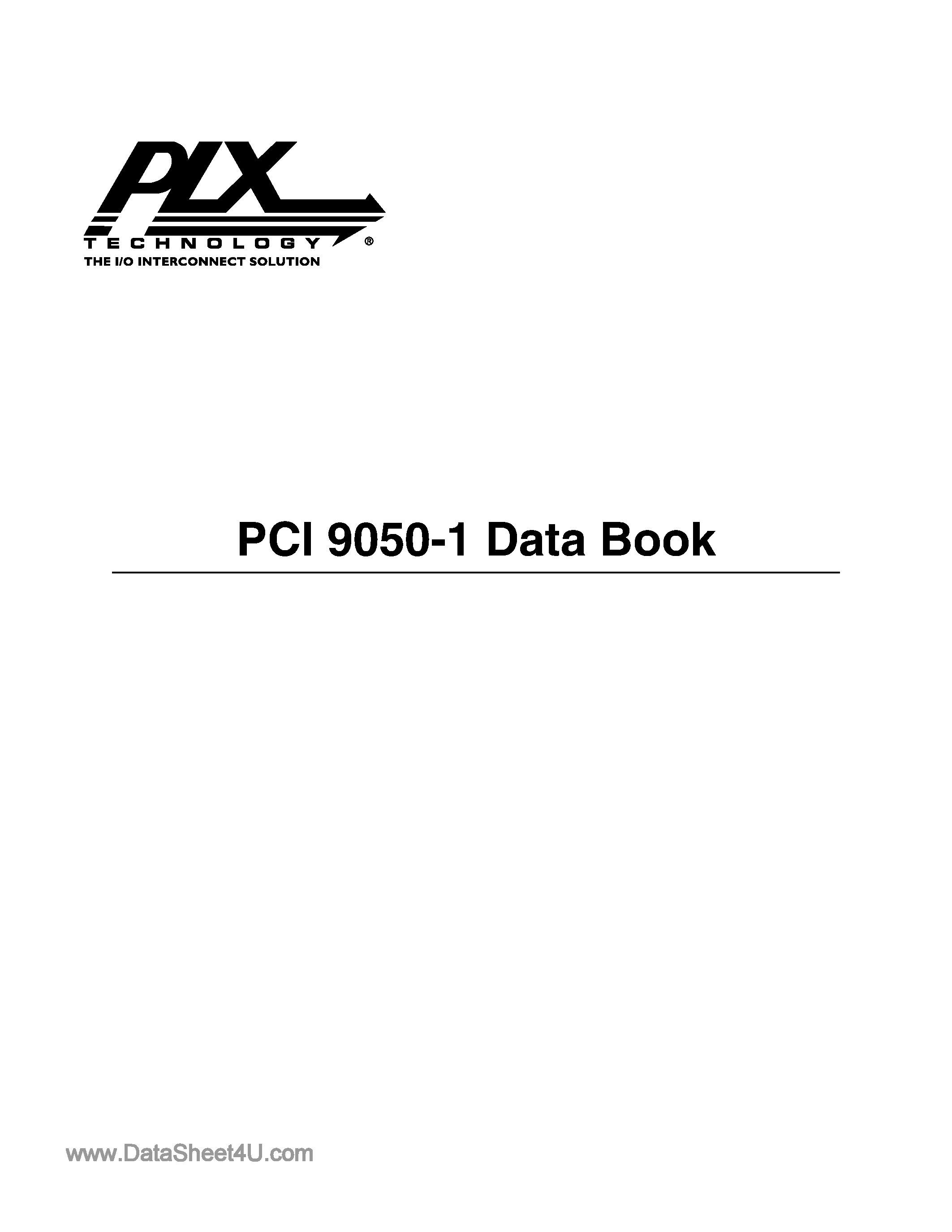 Datasheet PCI9050-1 - PCI Bus Target Interface Chip Data Book page 1