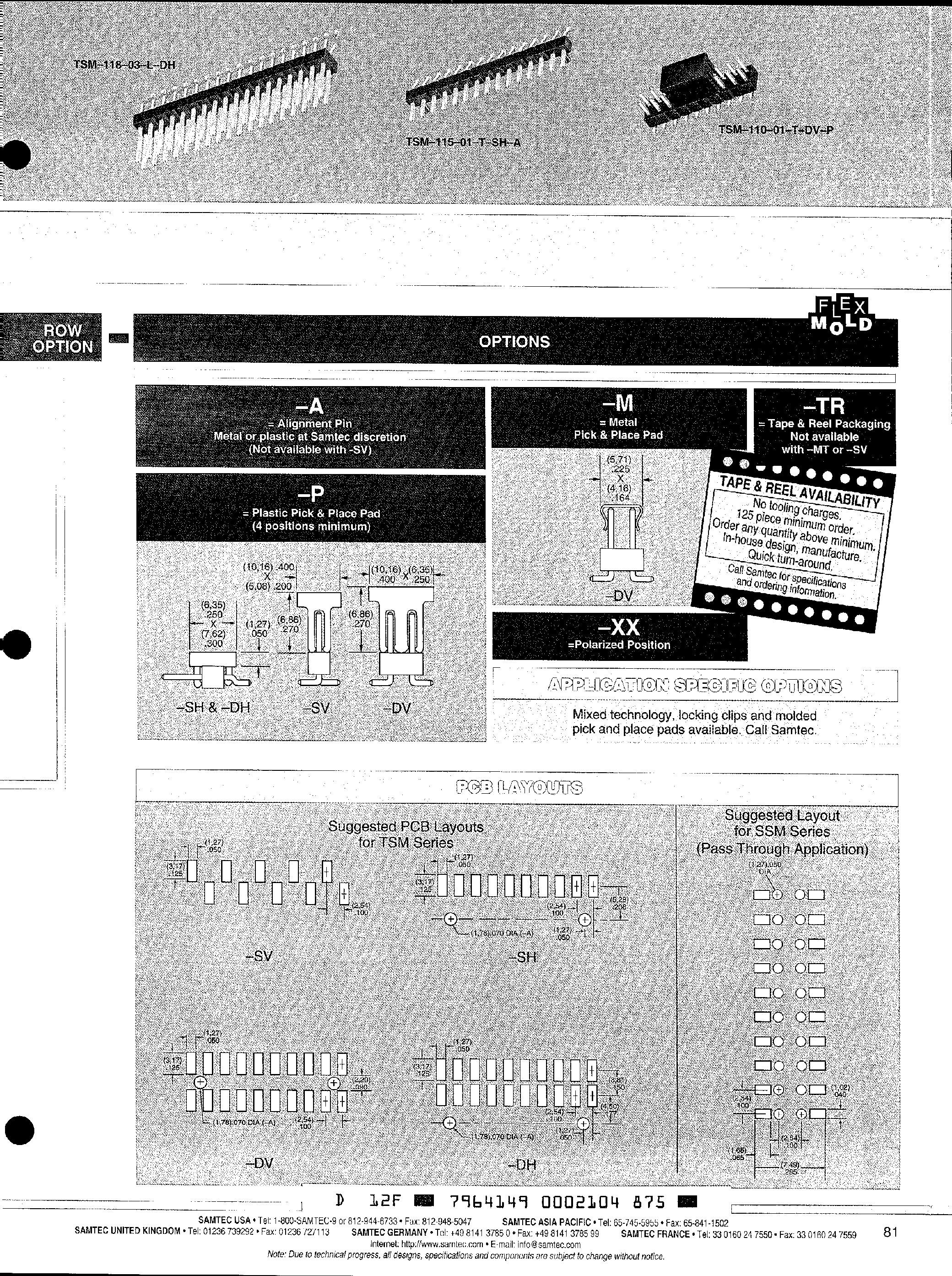 Datasheet TSM-102-01-S-SV - TSM Series / Terminal Strips page 2
