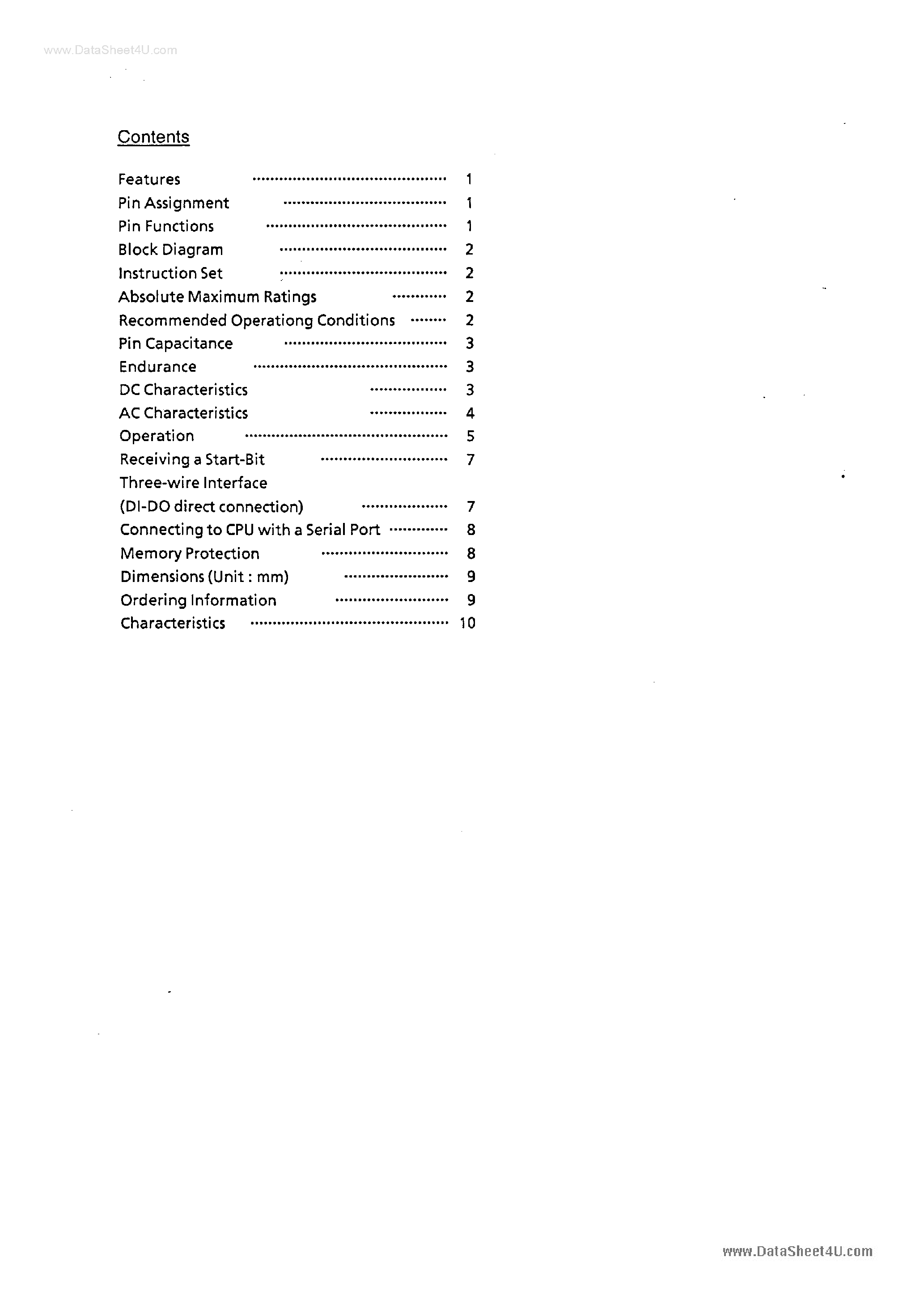 Datasheet S29L394 - Search -----> S-29L394 page 1