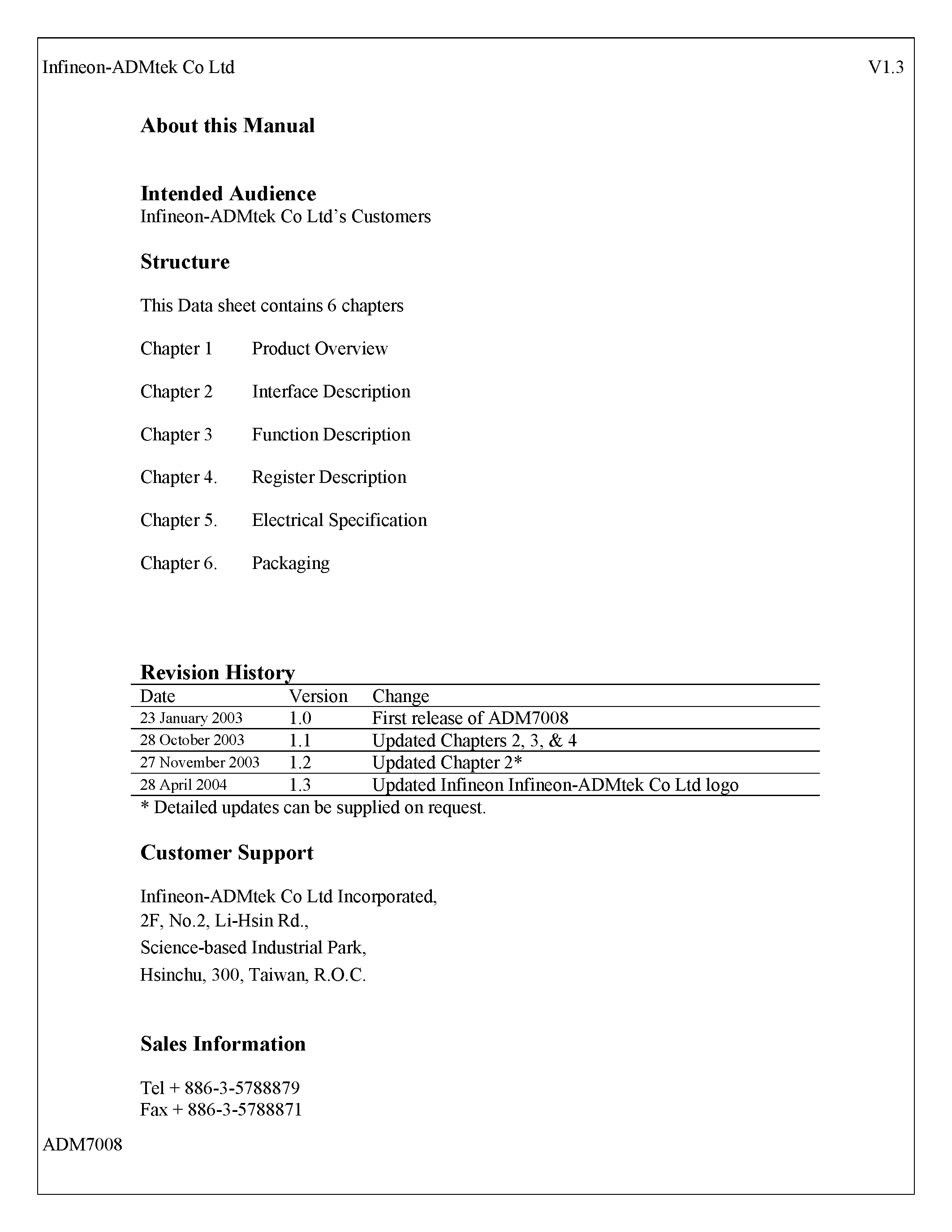 Даташит ADM7008 - Octal Ethernet 10/100M PHY страница 2
