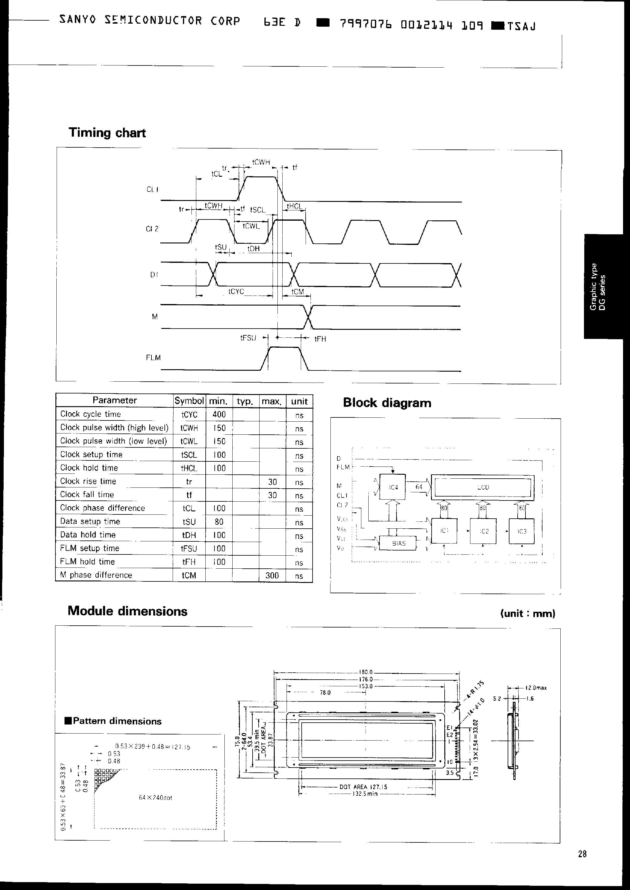 Даташит на микросхему DG06241 страница 2 Даташит DG06241 - 64 x 240 LCD Driver страница 2