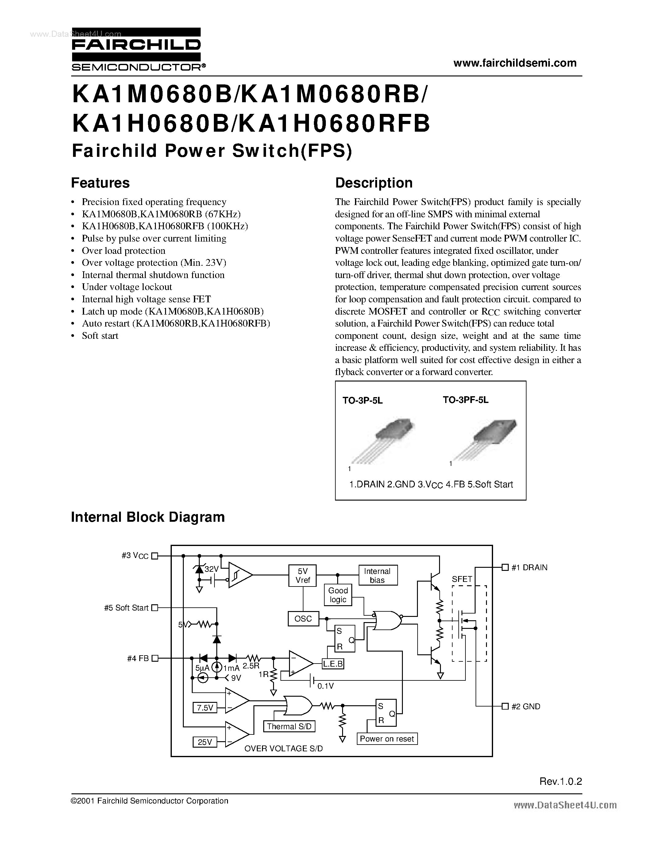 Даташит на микросхему 1M0680 страница 1 Даташит 1M0680 - Search -----> KA1M0680 страница 1