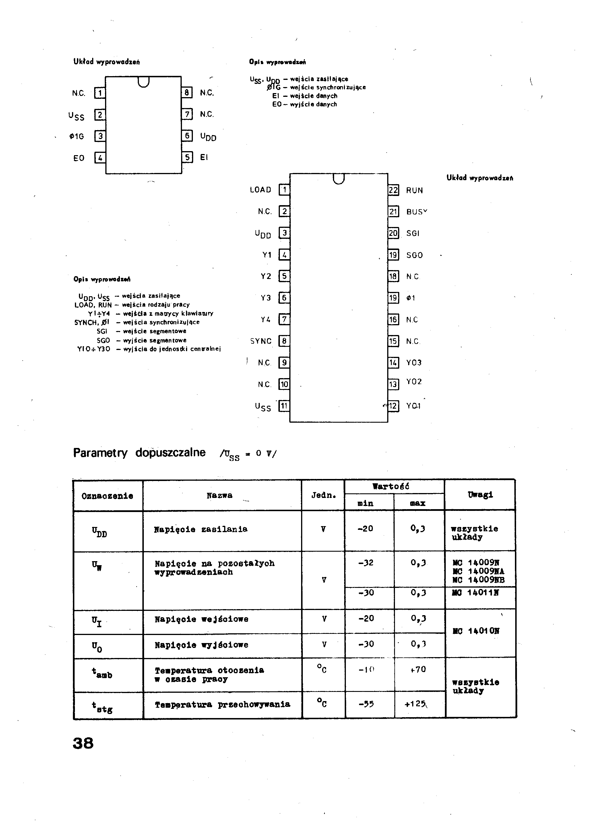 Даташит на микросхему MC14010N страница 2 Даташит MC14010N - MC14010N / MC14011N страница 2