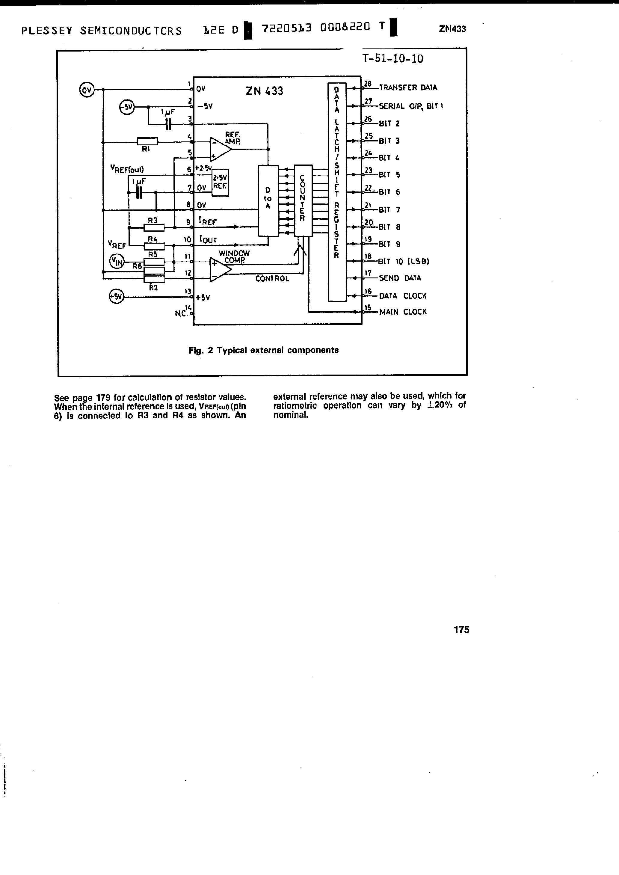 Datasheet ZN433 - 10-Bit Tracking A/D Converter page 2