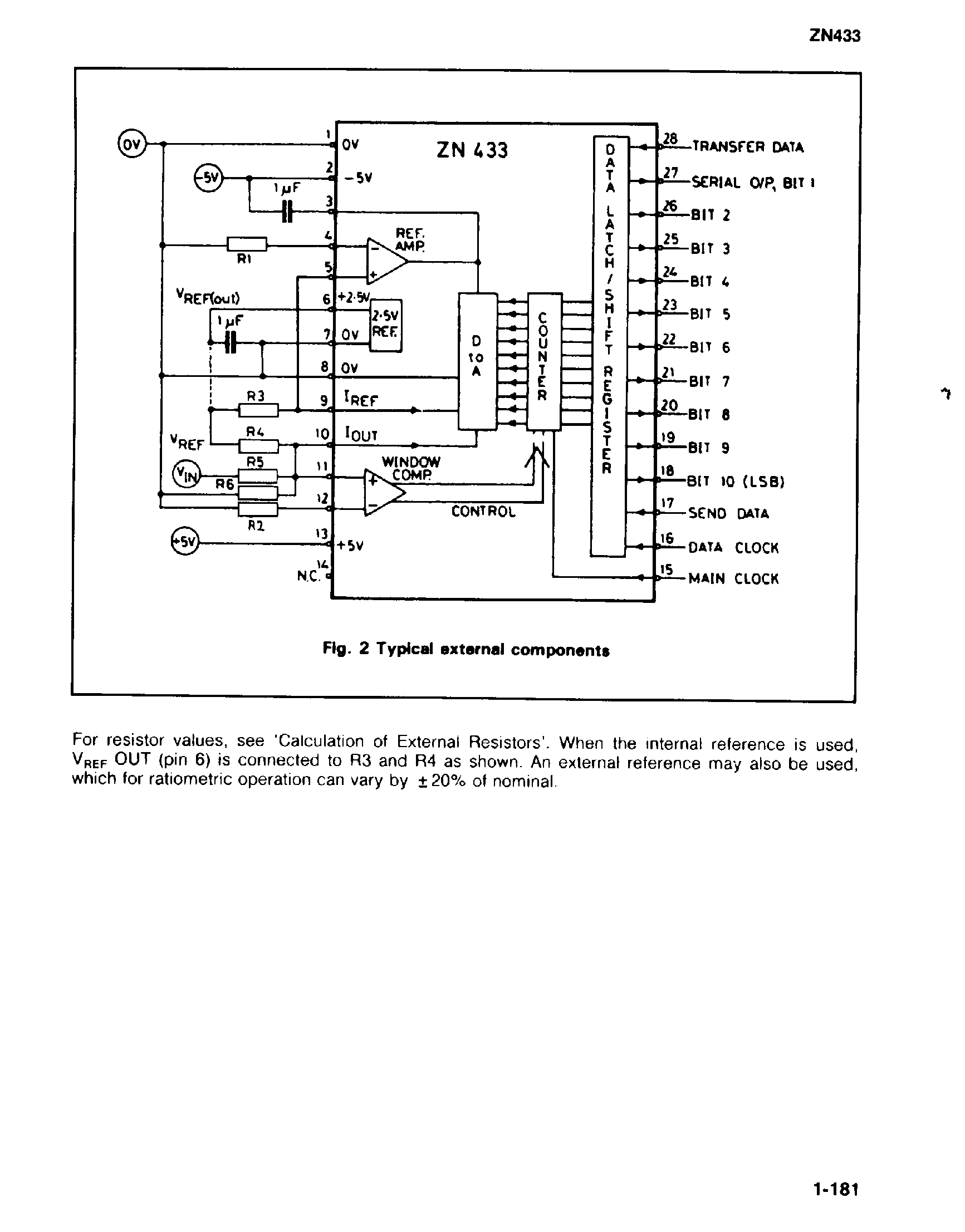 Datasheet ZN433CJ10 page 2 Datasheet ZN433CJ10 - 10-Bit Tracking A/D Converter page 2