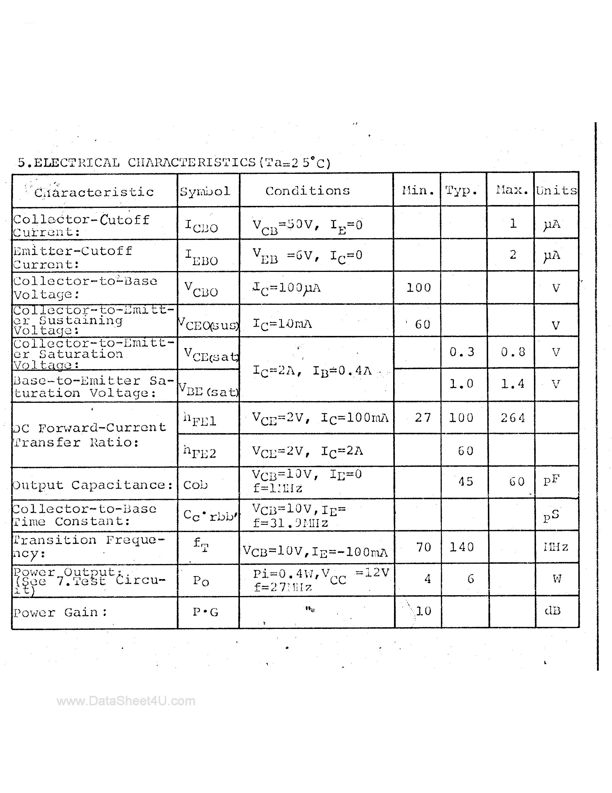 Даташит 2SC756A - SPECIFICATION TRANSISTORS / DIODES страница 2