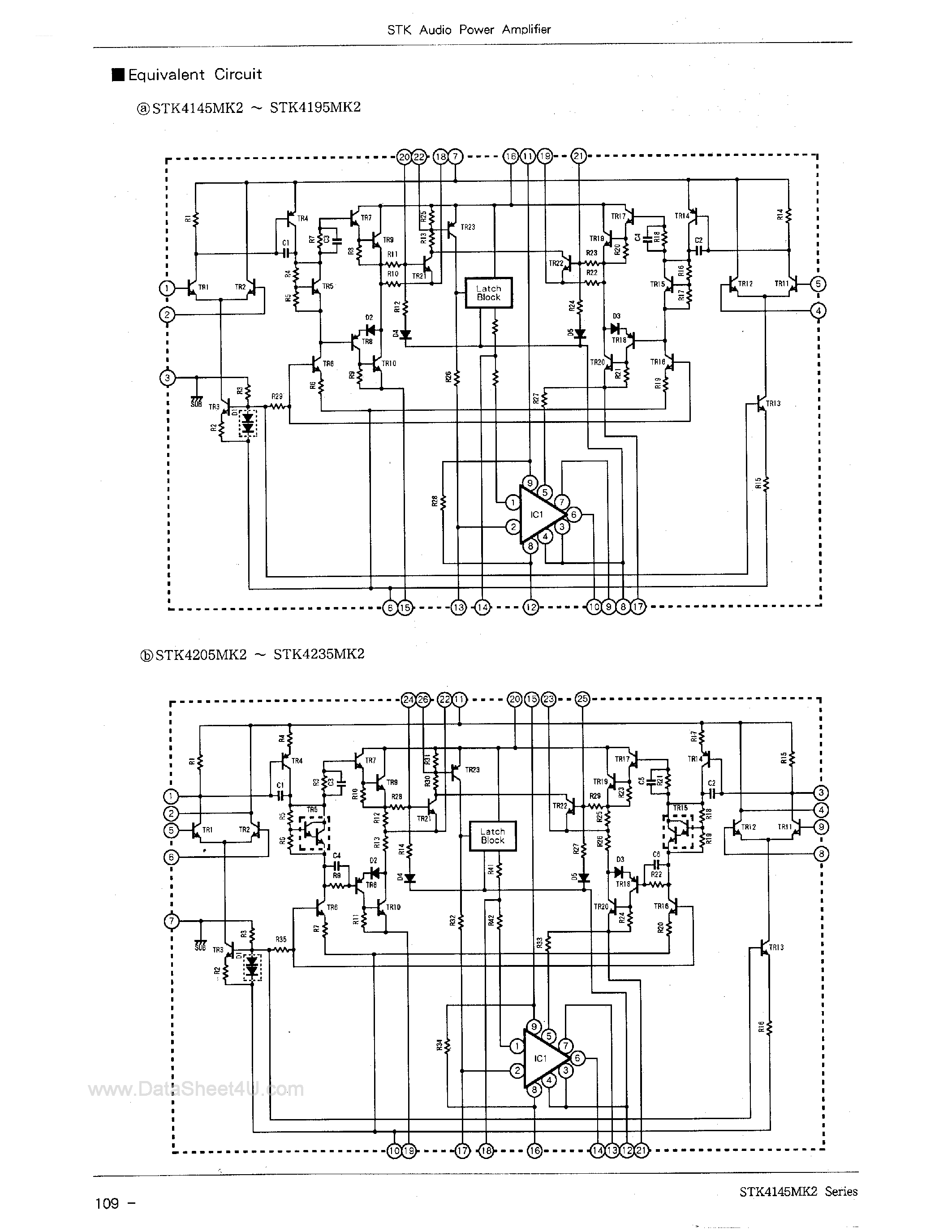 Datasheet STK4235MK2 page 2 Datasheet STK4235MK2 - STK Audio Power Amplifier page 2