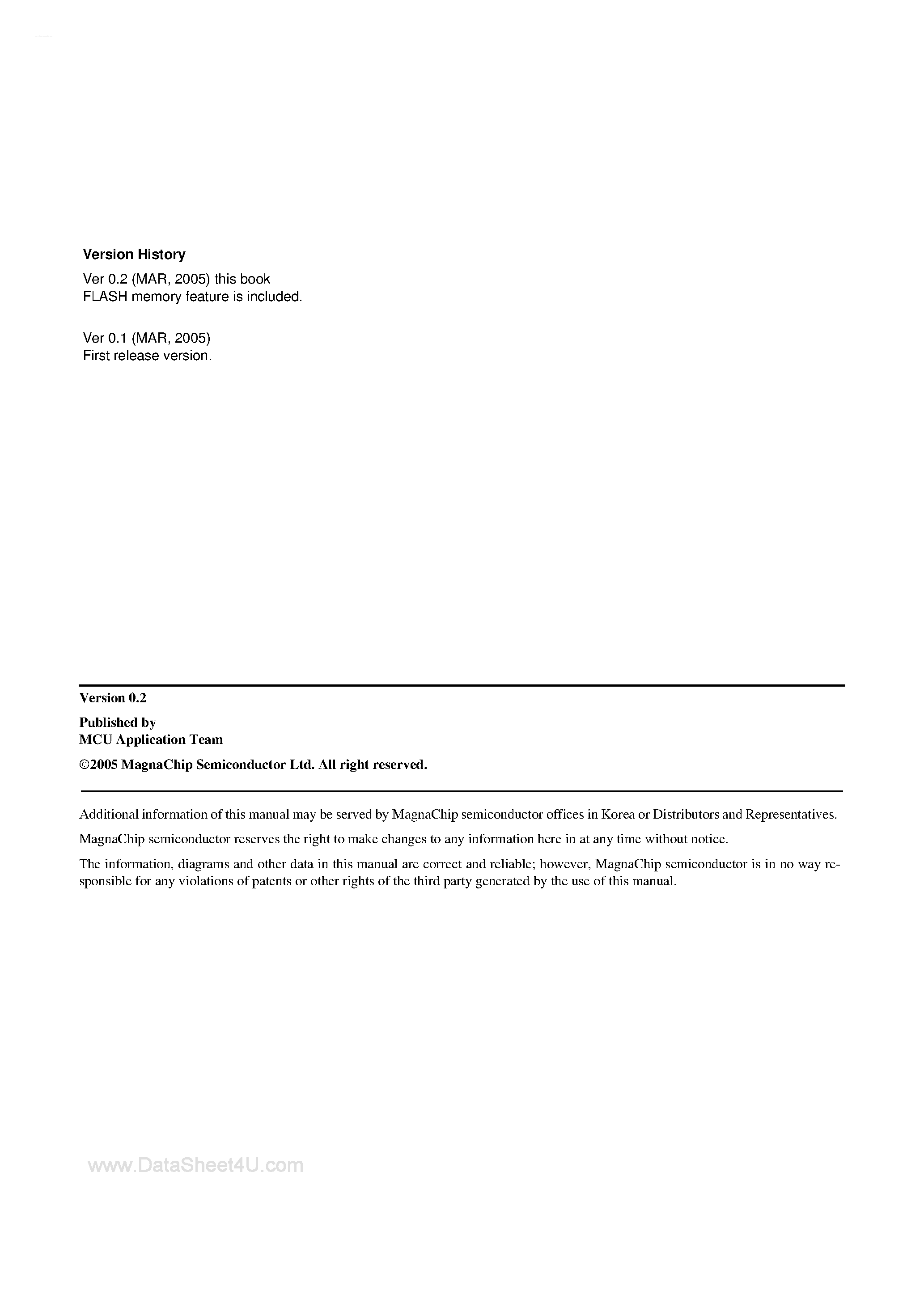 Даташит на микросхему MC80C0424 страница 2 Даташит MC80C0424 - (MC80C0448/0424/0432 / MC80F0448/0432/0448) 8-BIT SINGLE-CHIP MICROCONTROLLERS страница 2