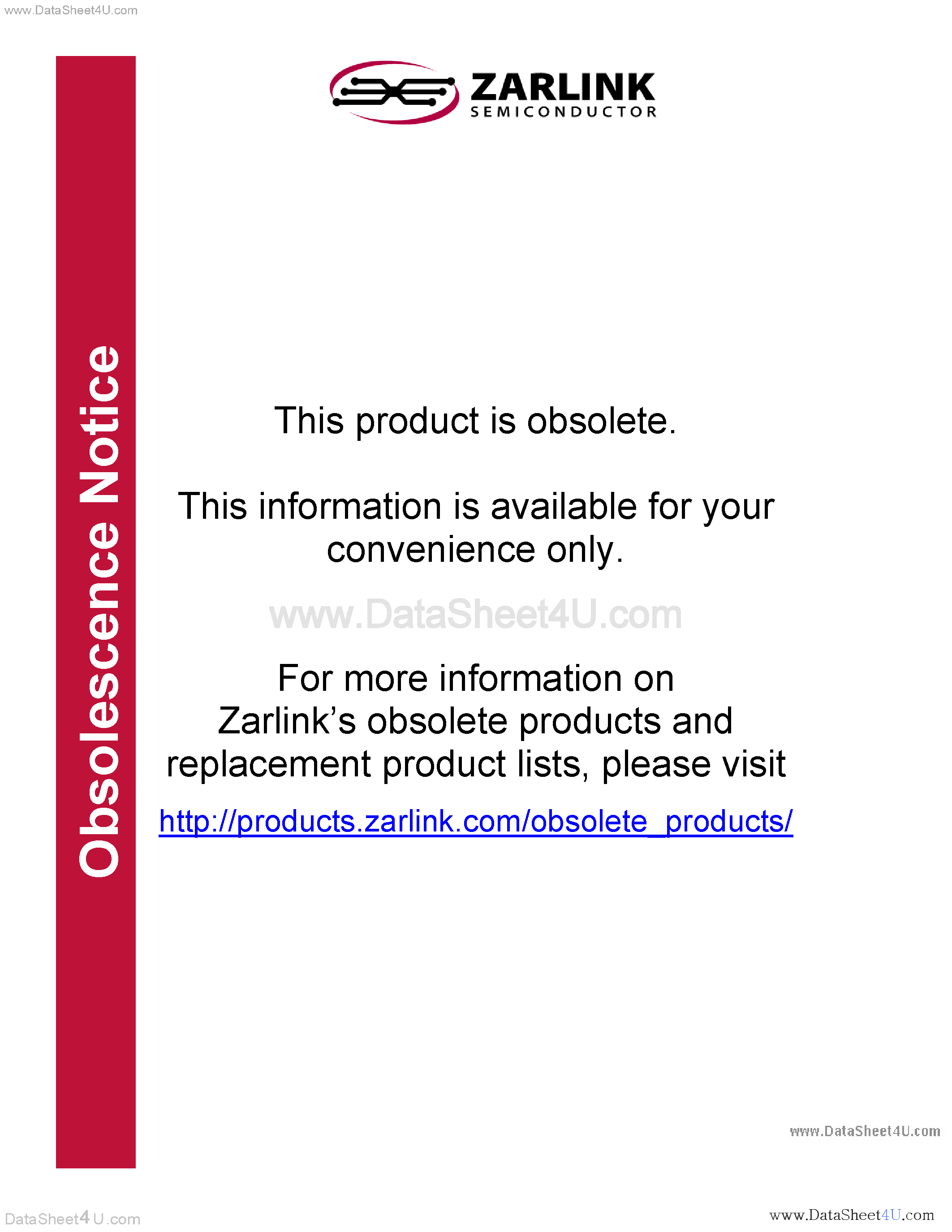 Datasheet SL1454 page 1 Datasheet SL1454 - WIDEBAND LINEAR FM DETECTOR FOR SATELLITE TV page 1