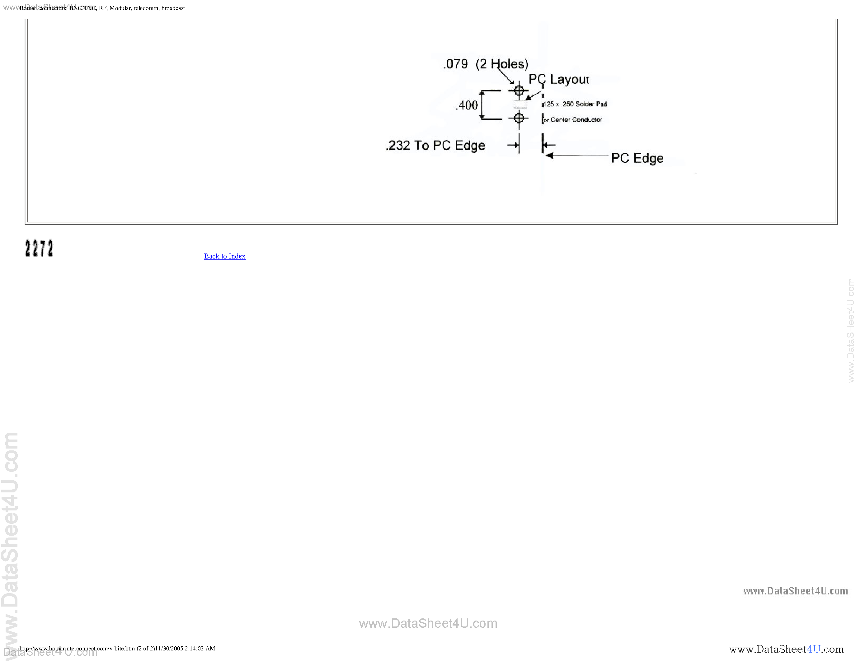 Datasheet 361KNT - (361xxxx) V-Bit PC Edge Mount page 2