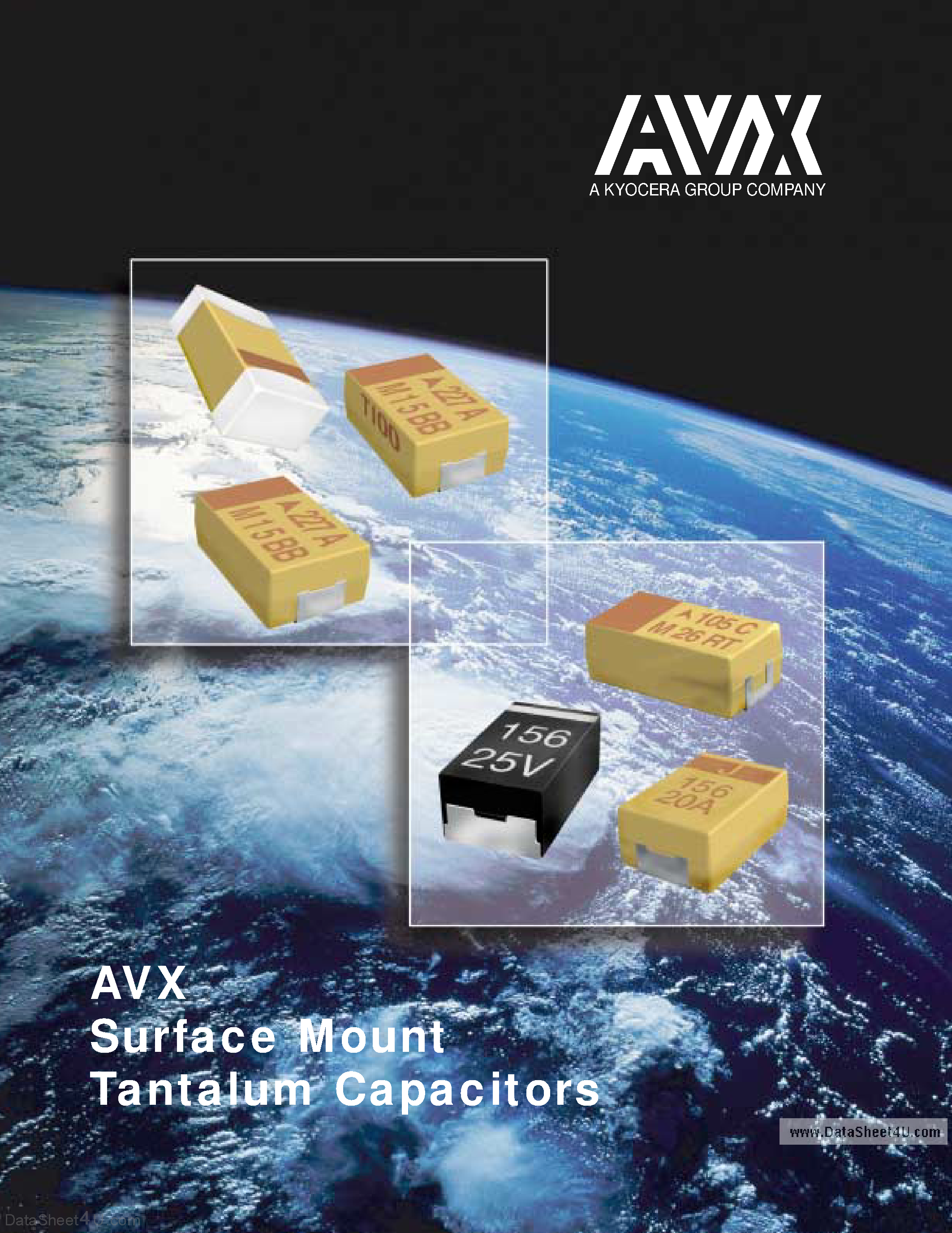 Datasheet TBJAxxxxxxxx - (TBJ Series) Surface Mount Tantalum Capacitors page 1