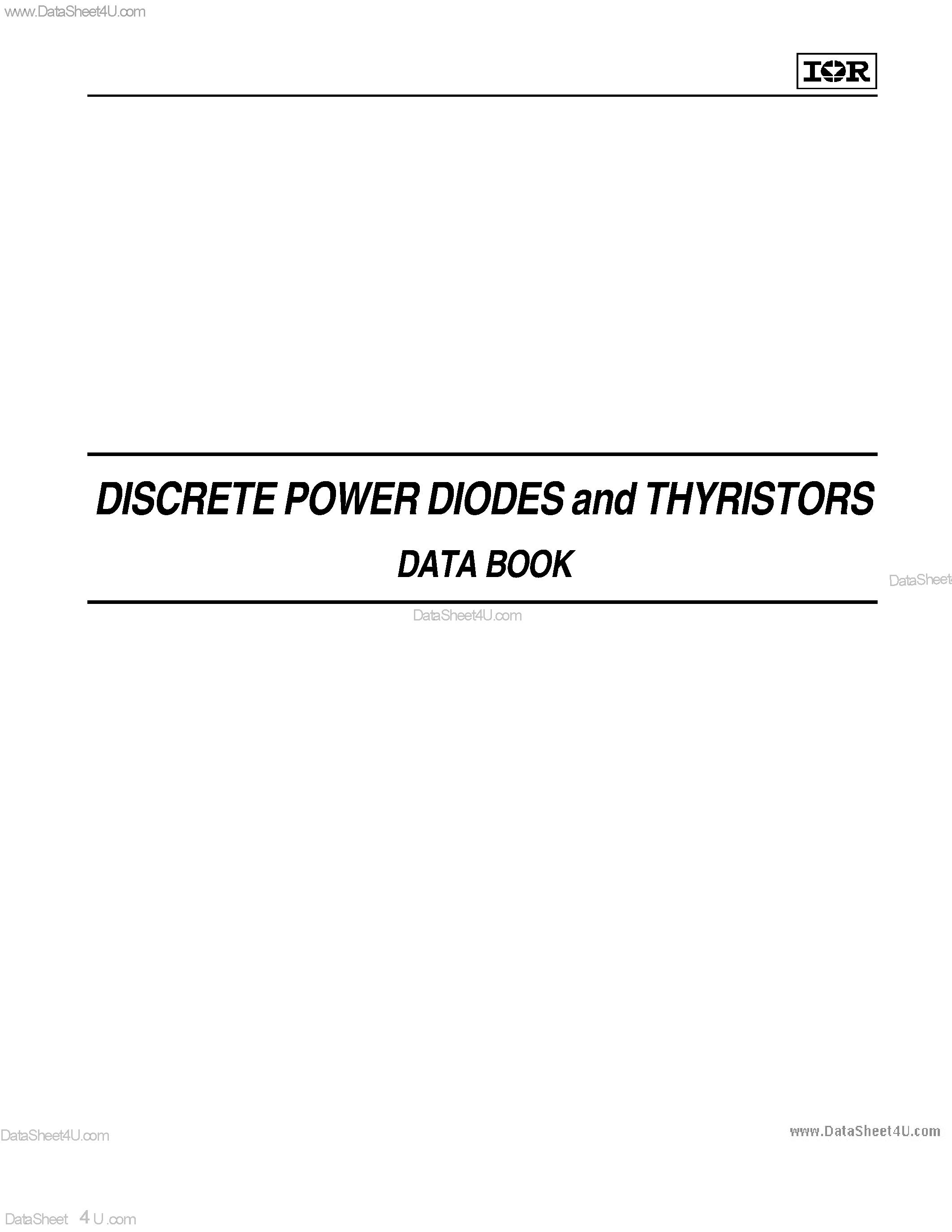 Datasheet ST303C - INVERTER GRADE THYRISTORS Hockey Puk Version page 1