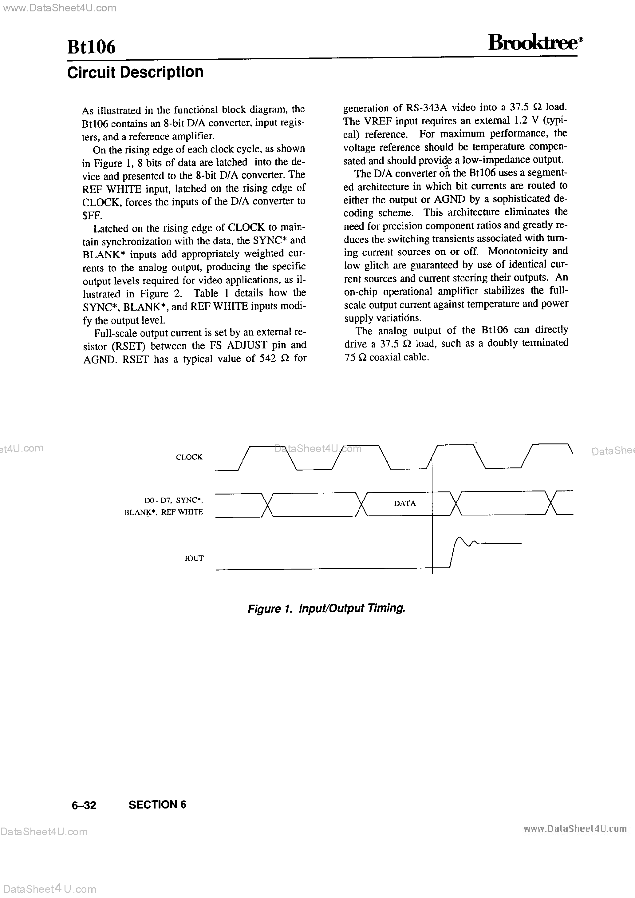 Даташит BT106 - D/A CONVERTER страница 2