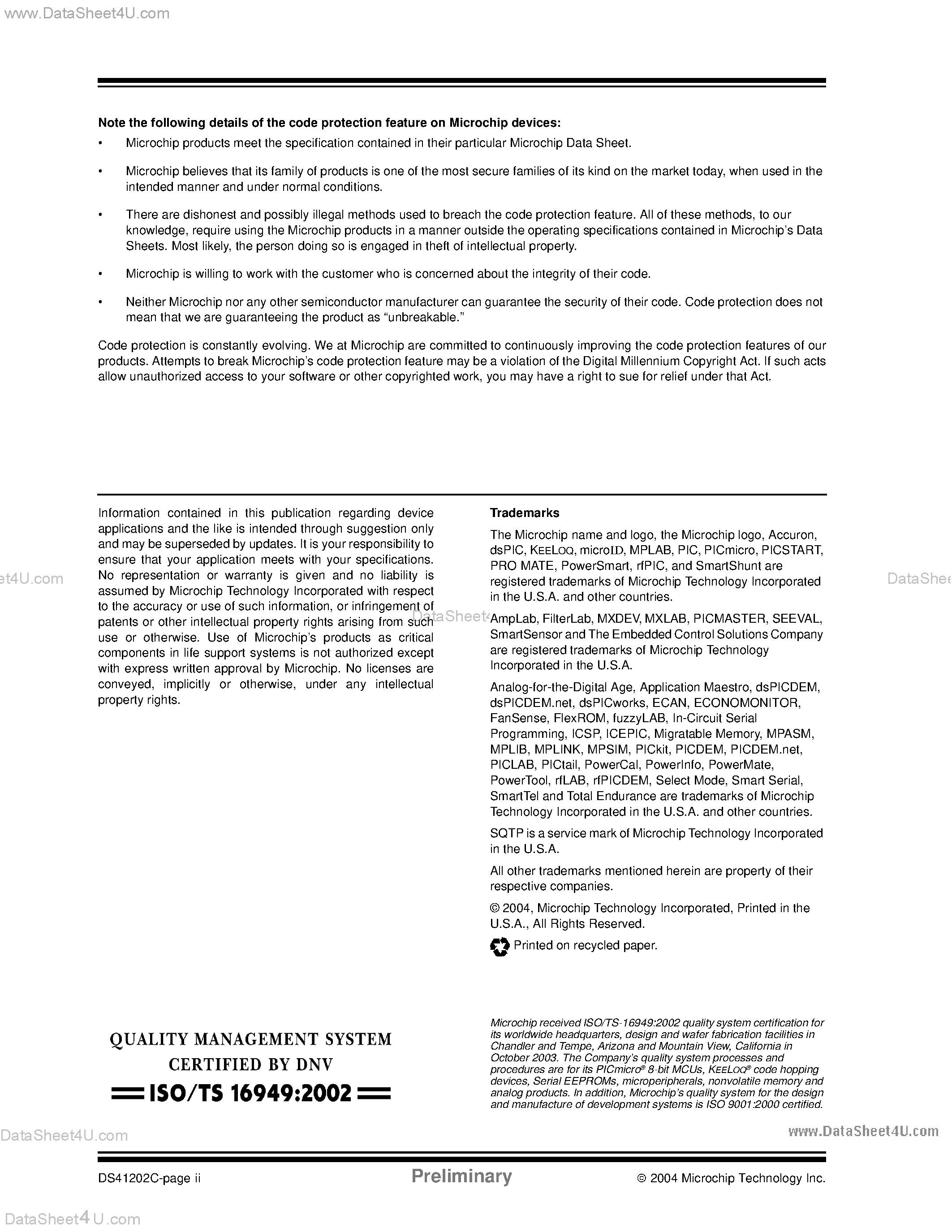 Даташит PIC16F684 - 8-Bit CMOS Microcontrollers страница 2