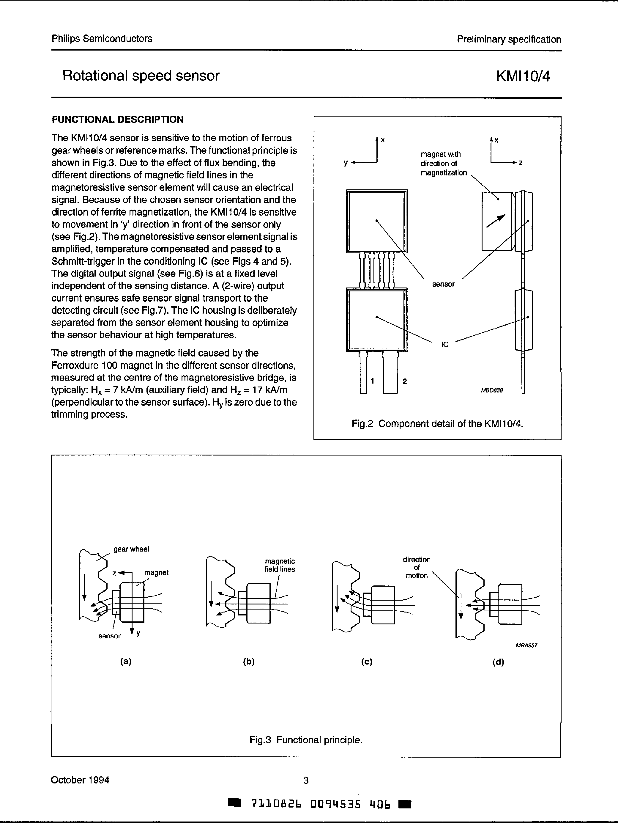 Datasheet KMI10/4 - Roational Speed Sensor page 2