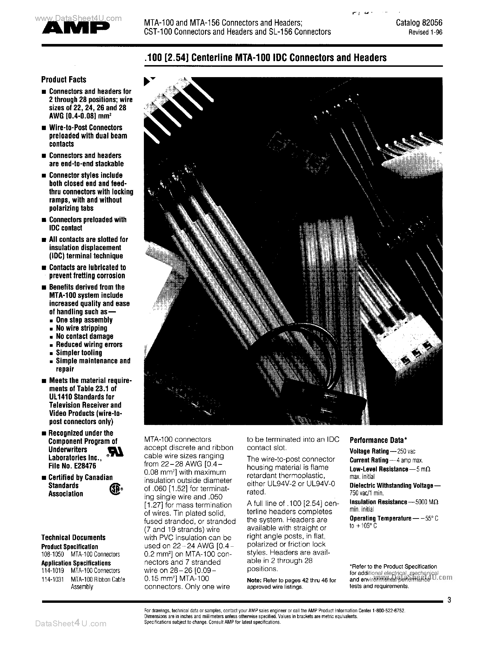 Datasheet 640454-2 - HEADER CONNECTOR page 2