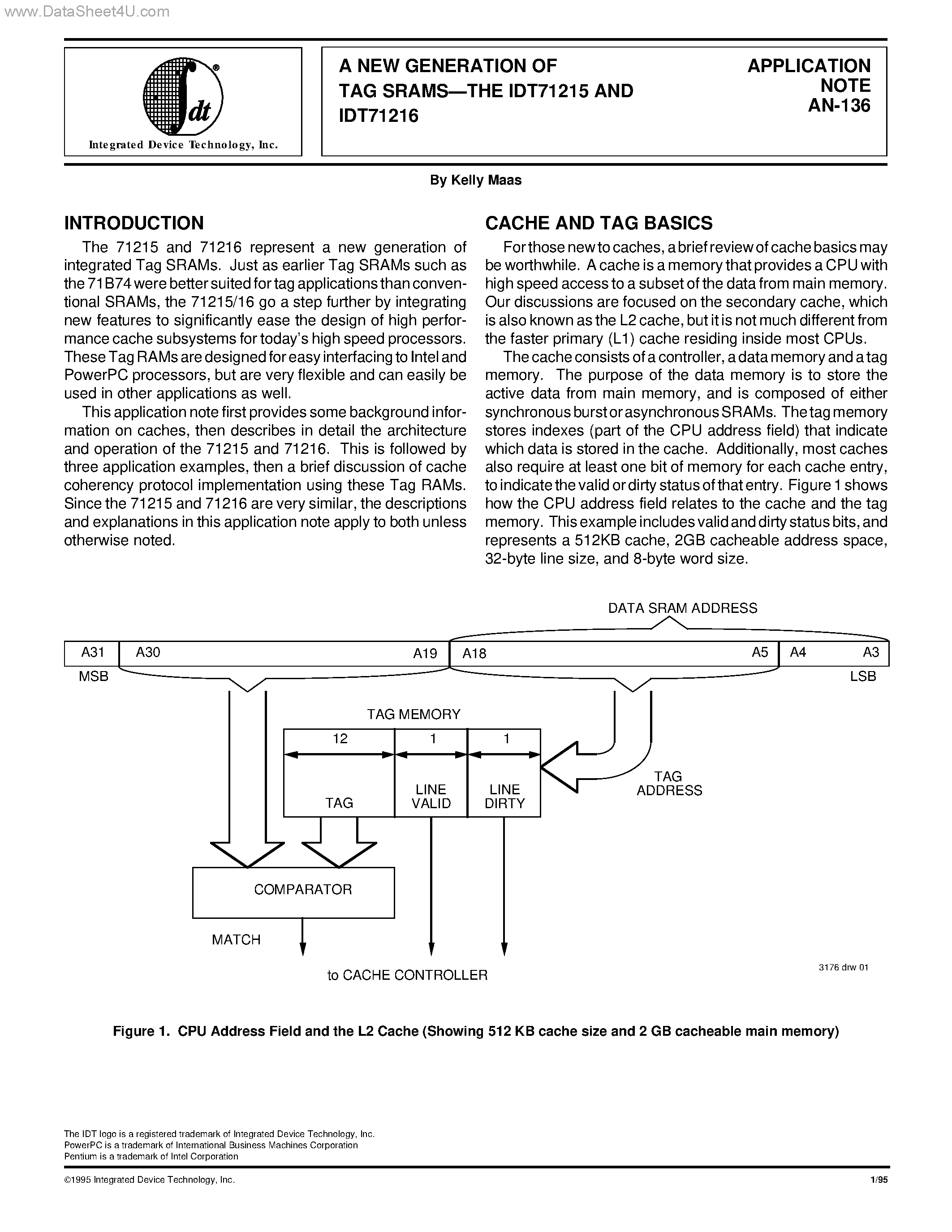 Datasheet AN-136 - A NEW GENERATION page 1