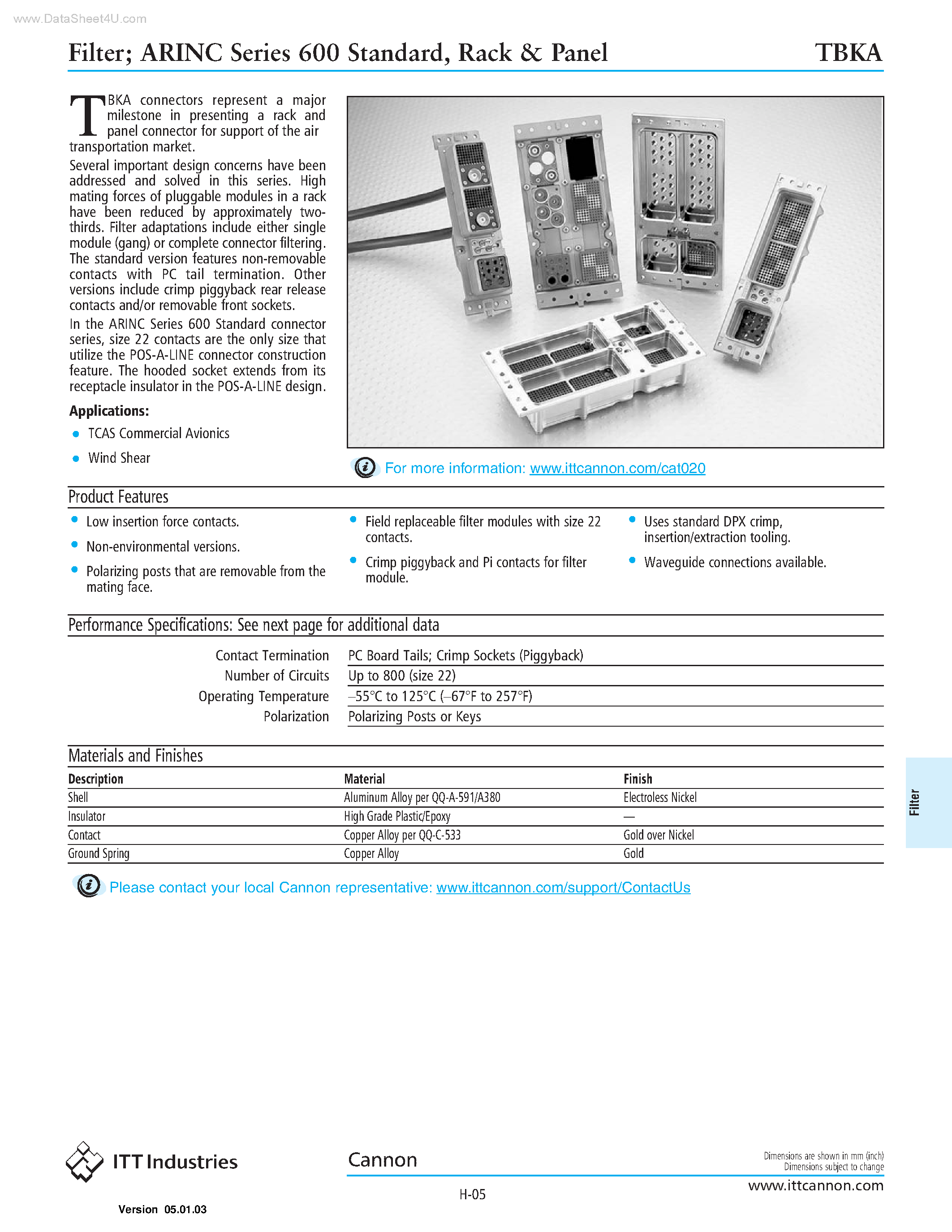 Даташит на микросхему TBKA страница 1 Даташит TBKA - ARINC Series 600 Standard страница 1