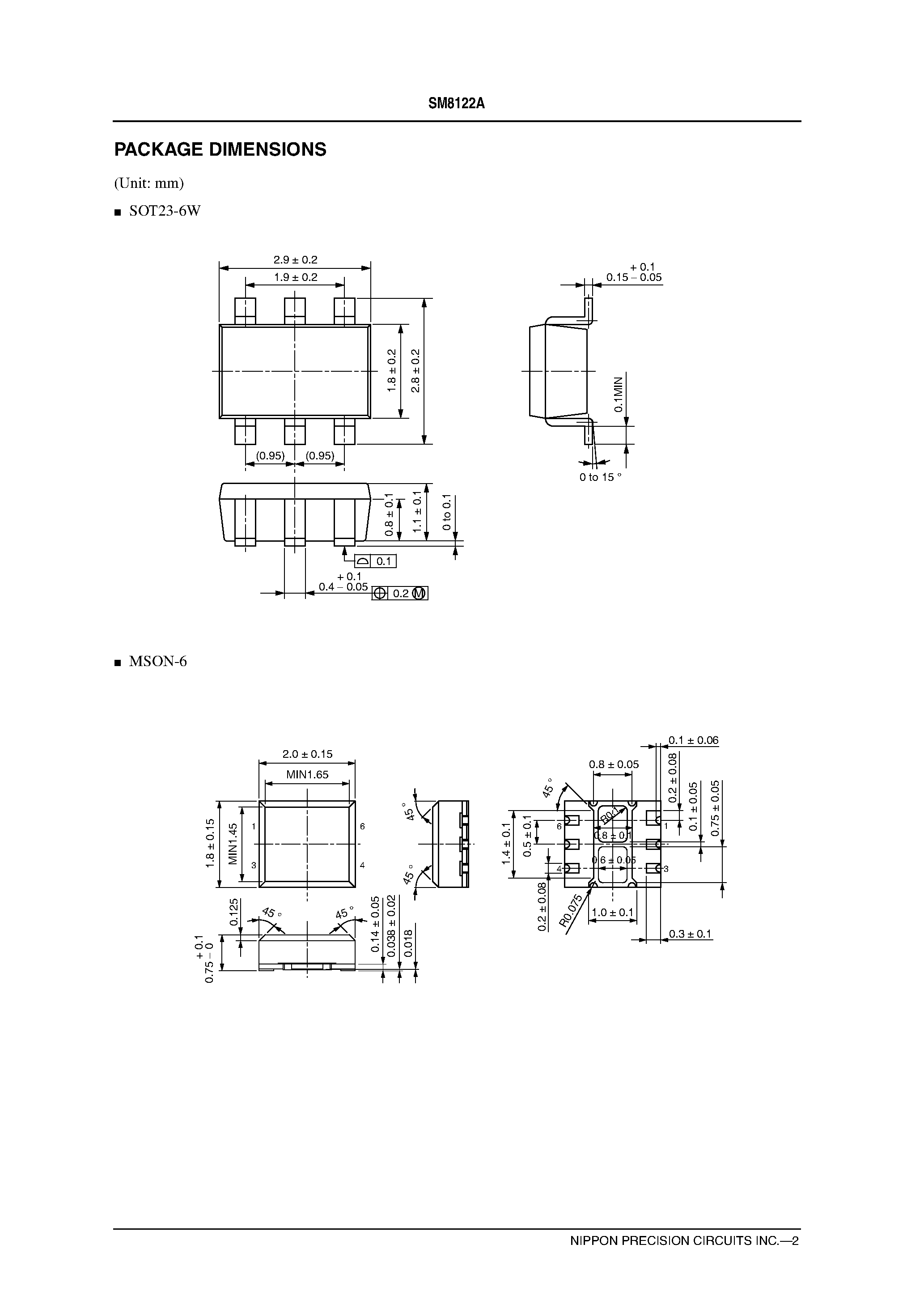 Даташит SM8122A - White LED Driver IC страница 2