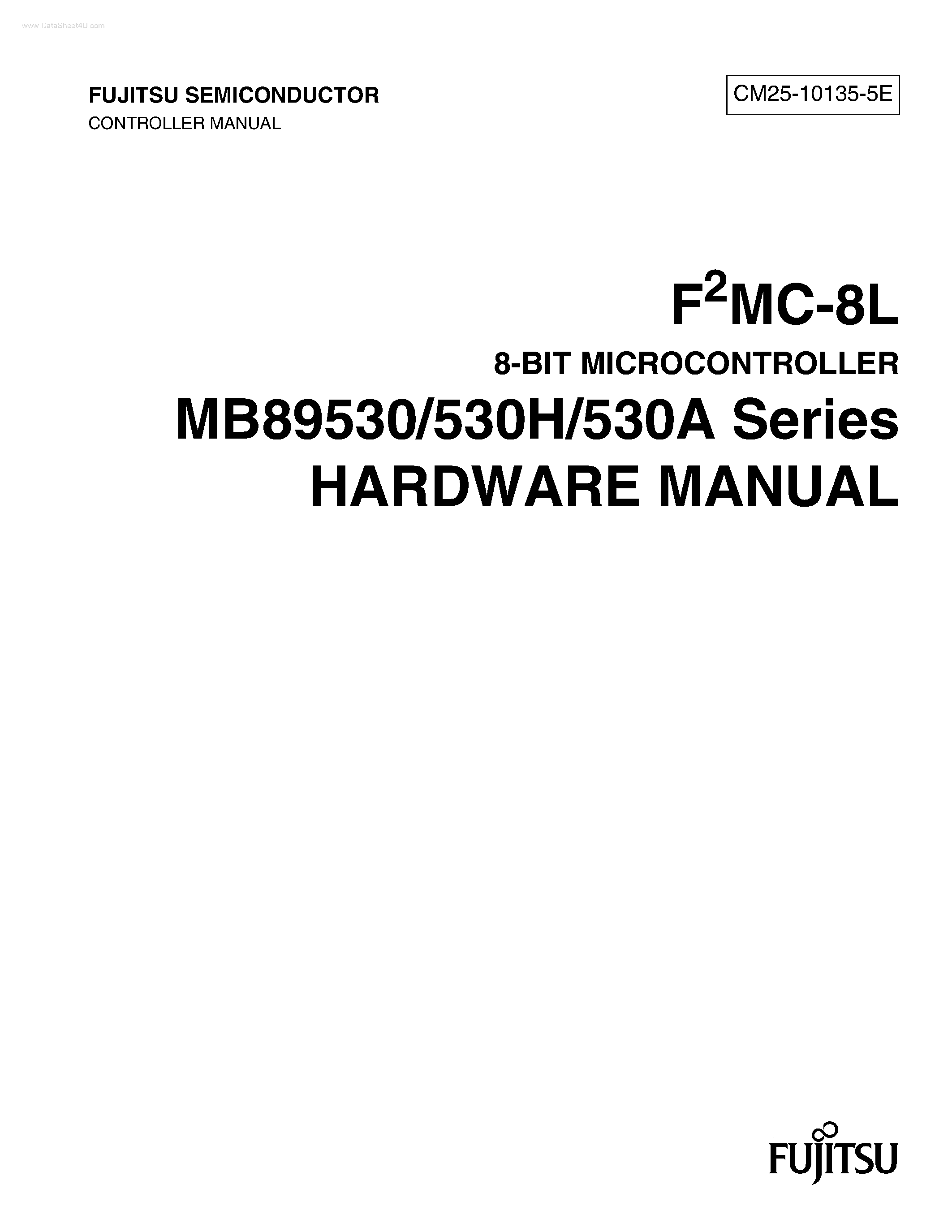 Datasheet MB89530 - (MB89530 Series) 8-bit Original Microcontroller page 1