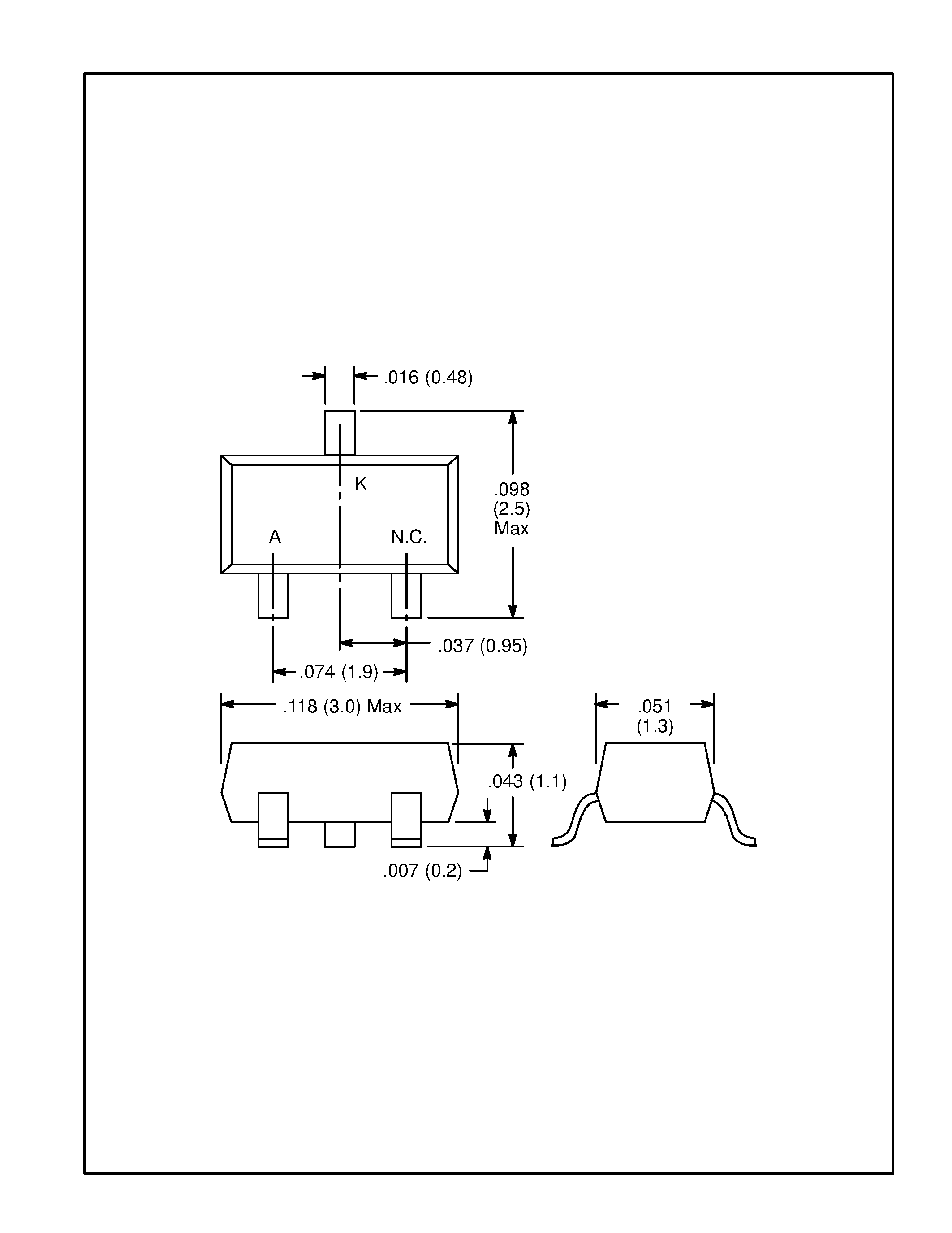 Datasheet NTE5005SM - (NTE5005SM - NTE5031SM) Zener Diode / 300mW 5% Tolerance page 2