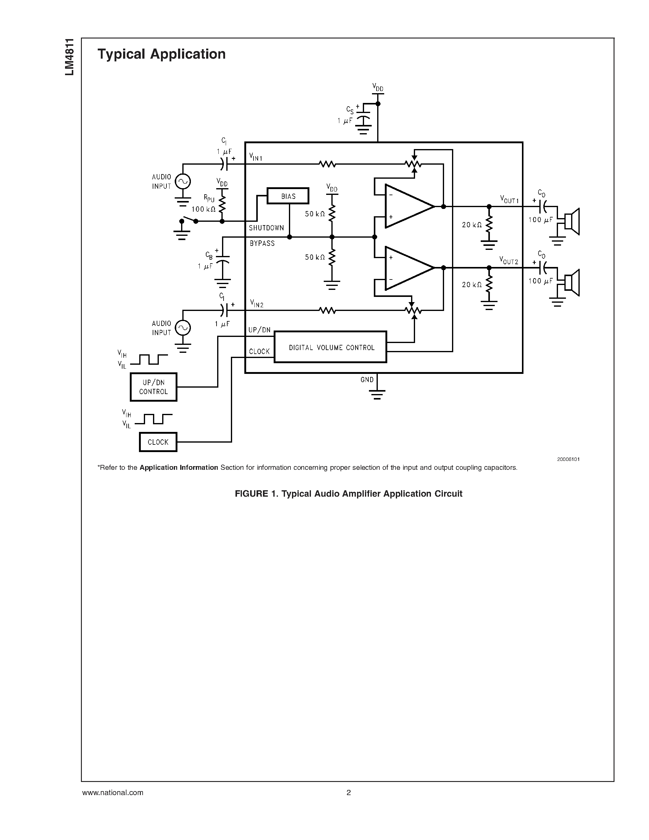 Datasheet LM4811 - Dual 105mW Headphone Amplifier page 2