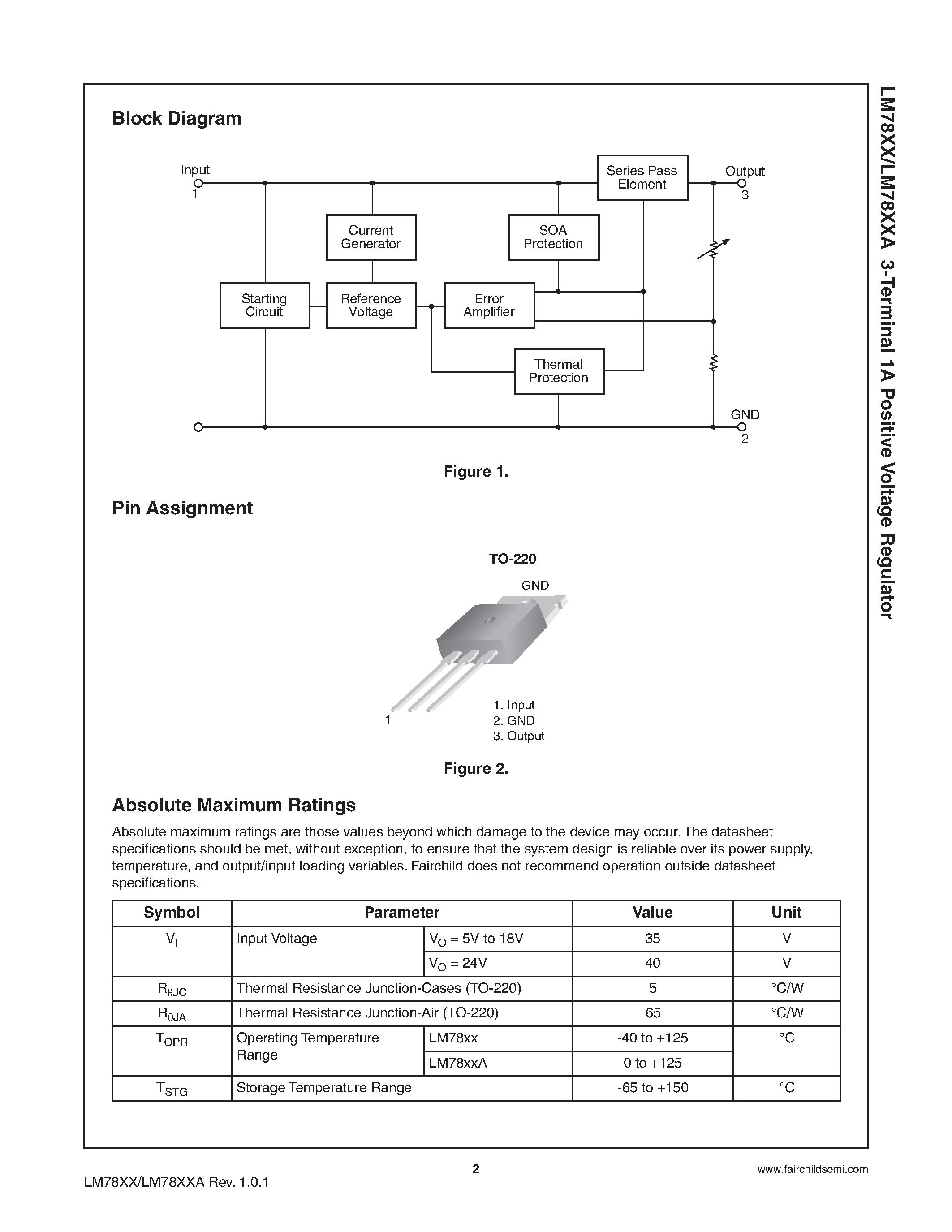 Даташит на микросхему LM78XX страница 2 Даташит LM78XX - 3-Terminal 1A Positive Voltage Regulator страница 2
