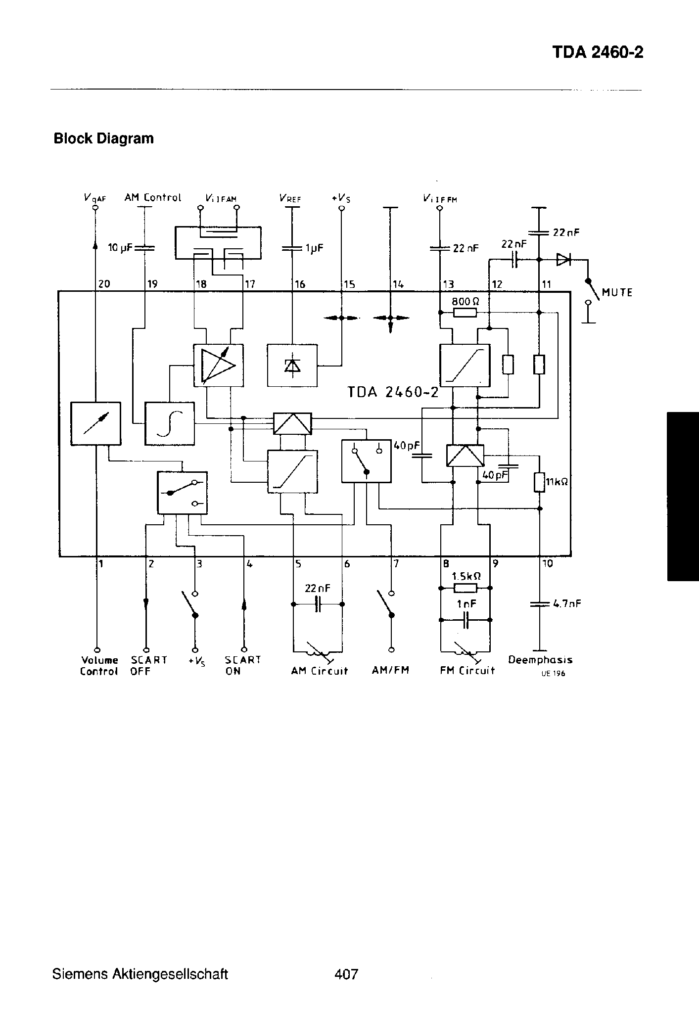 Datasheet TDA2460-2 - MULTISTANDARD AM FM SOUND IF IC page 2